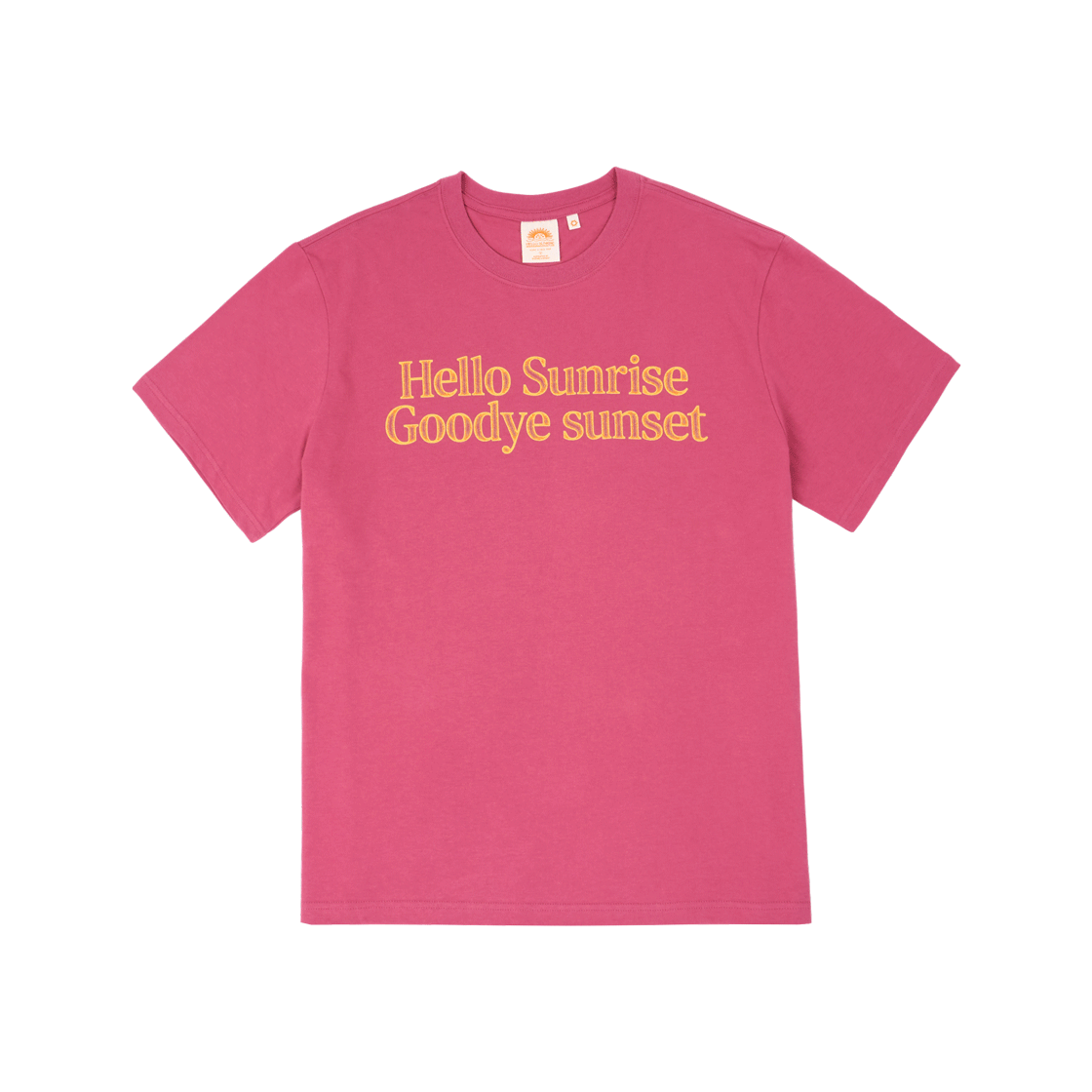 헬로선라이즈 파인드 마이 B 티셔츠 마젠타 핑크(Hello Sunrise Find My B Tee Magenta Pink)