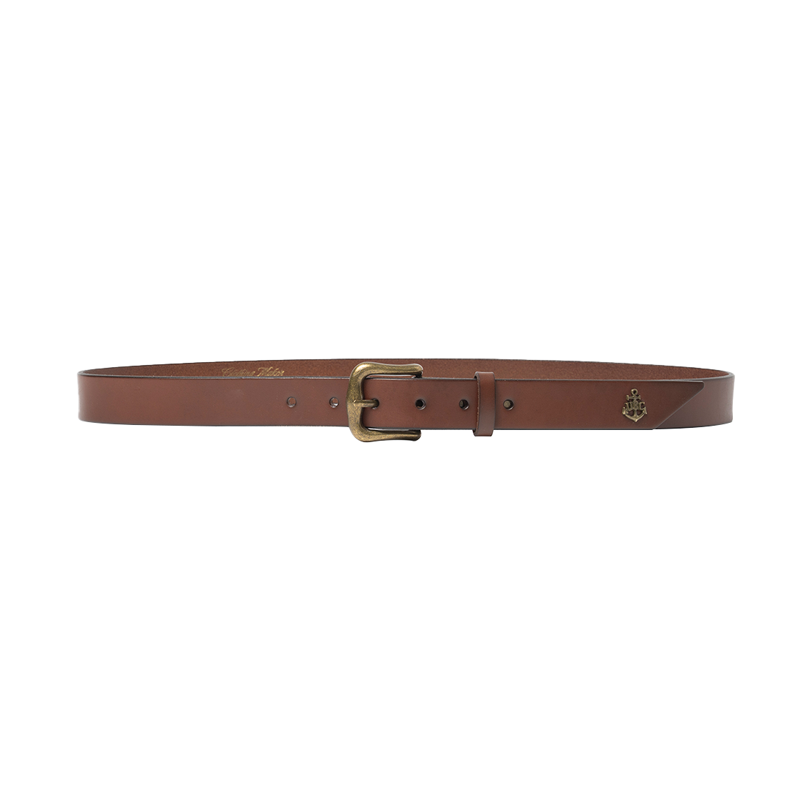 UB2534BT093MBR Uniform Bridge Anchor Leather Belt Brown
