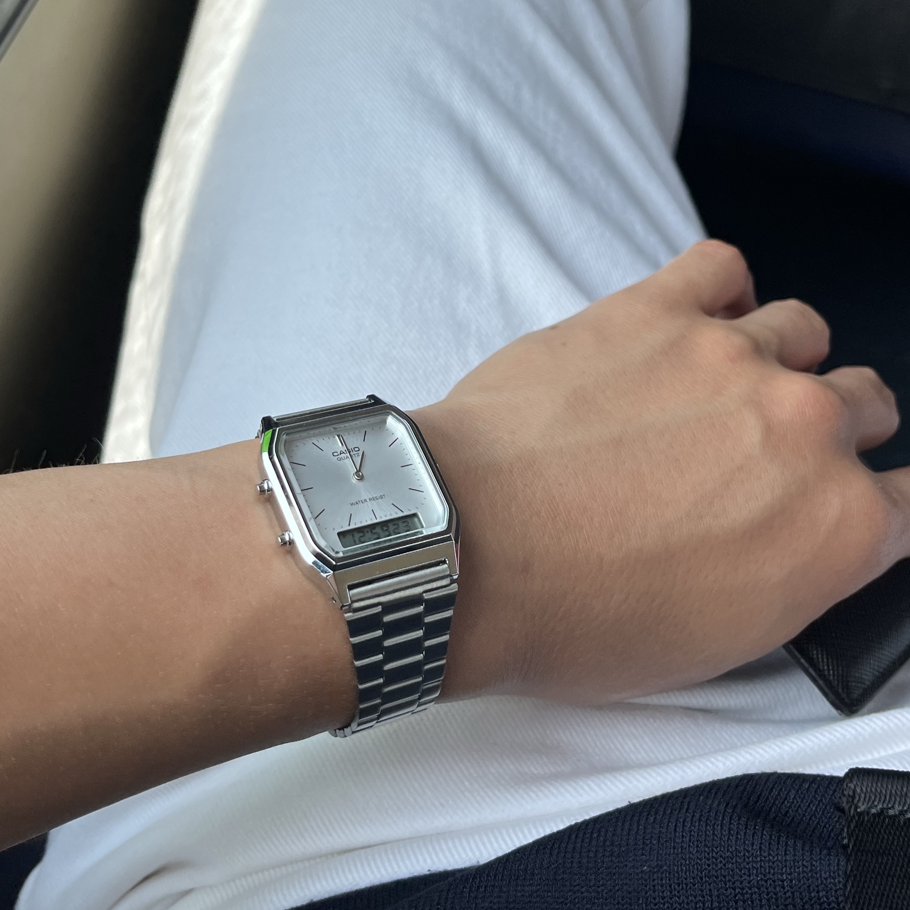 Casio AQ-230A-7AMQY 착용 스타일