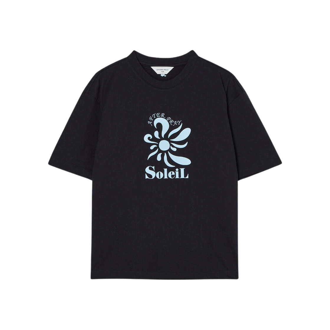 애프터 프레이 솔레일 프린티드 티셔츠 블랙(After Pray Soleil Printed T-Shirt Black)