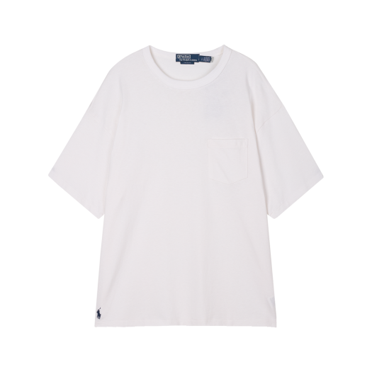 KM5CTSSRLD9WT [30% 적립] Polo Ralph Lauren Big Fit Heavyweight Jersey T-Shirt White - 25FW