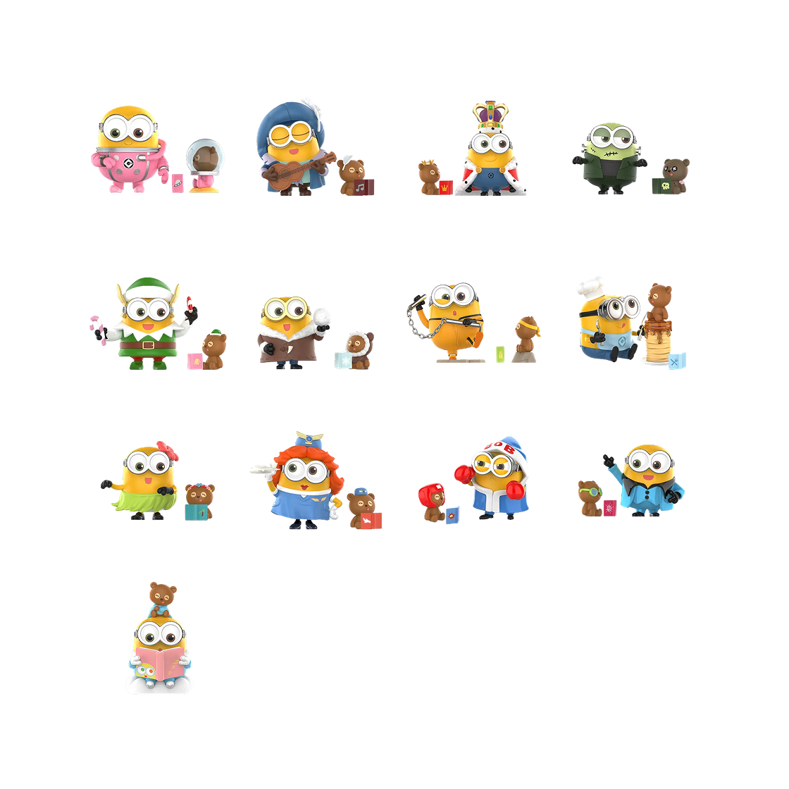 팝마트 미니언즈 베드타임 스토리즈 바이 밥 앤 팀 시리즈 피규어 (1개입)(Pop Mart Minions Bedtime Stories By Bob And Tim Series Figures (1 Blind Box)) - 2