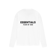 Essentials Classic Long Sleeve T-Shirt Bright White - 25SS