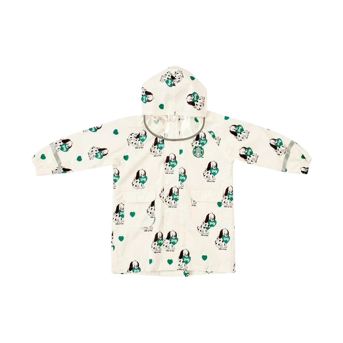 스타벅스 x 베베드피노 우비 M 화이트(Starbucks x Bebe De Pino Raincoat M White)