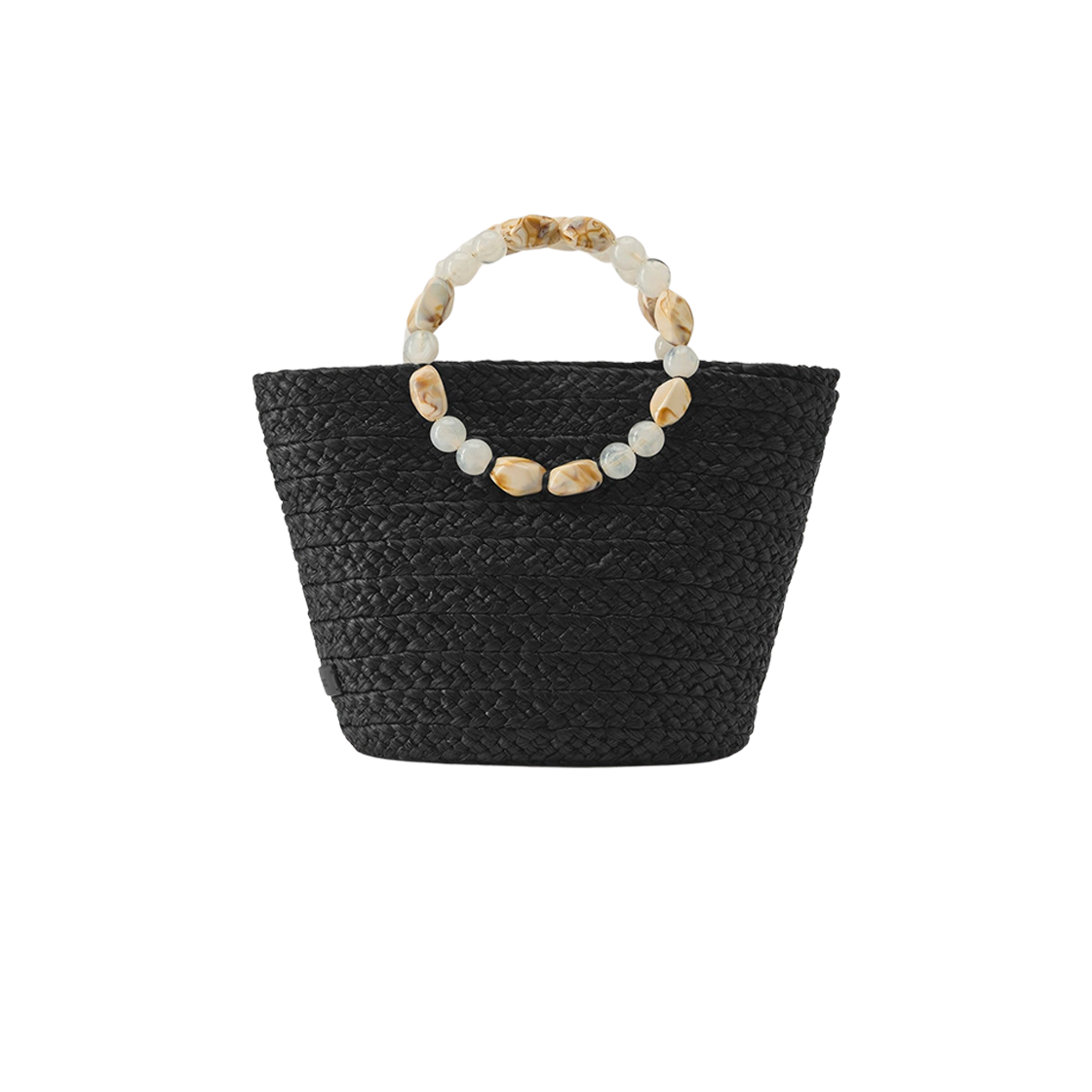 BAG51899 Helen Kaminski Nacre Basket Bag Chacoal Natural