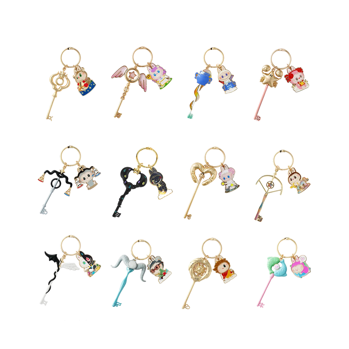 팝마트 라부부 더 몬스터즈 별자리 시리즈 키 펜던트 미개봉 랜덤박스 (12개입)(Pop Mart Labubu The Monsters Constellation Series Key Pendant Blind Box Sealed Case (12 Blind Box)) - 2