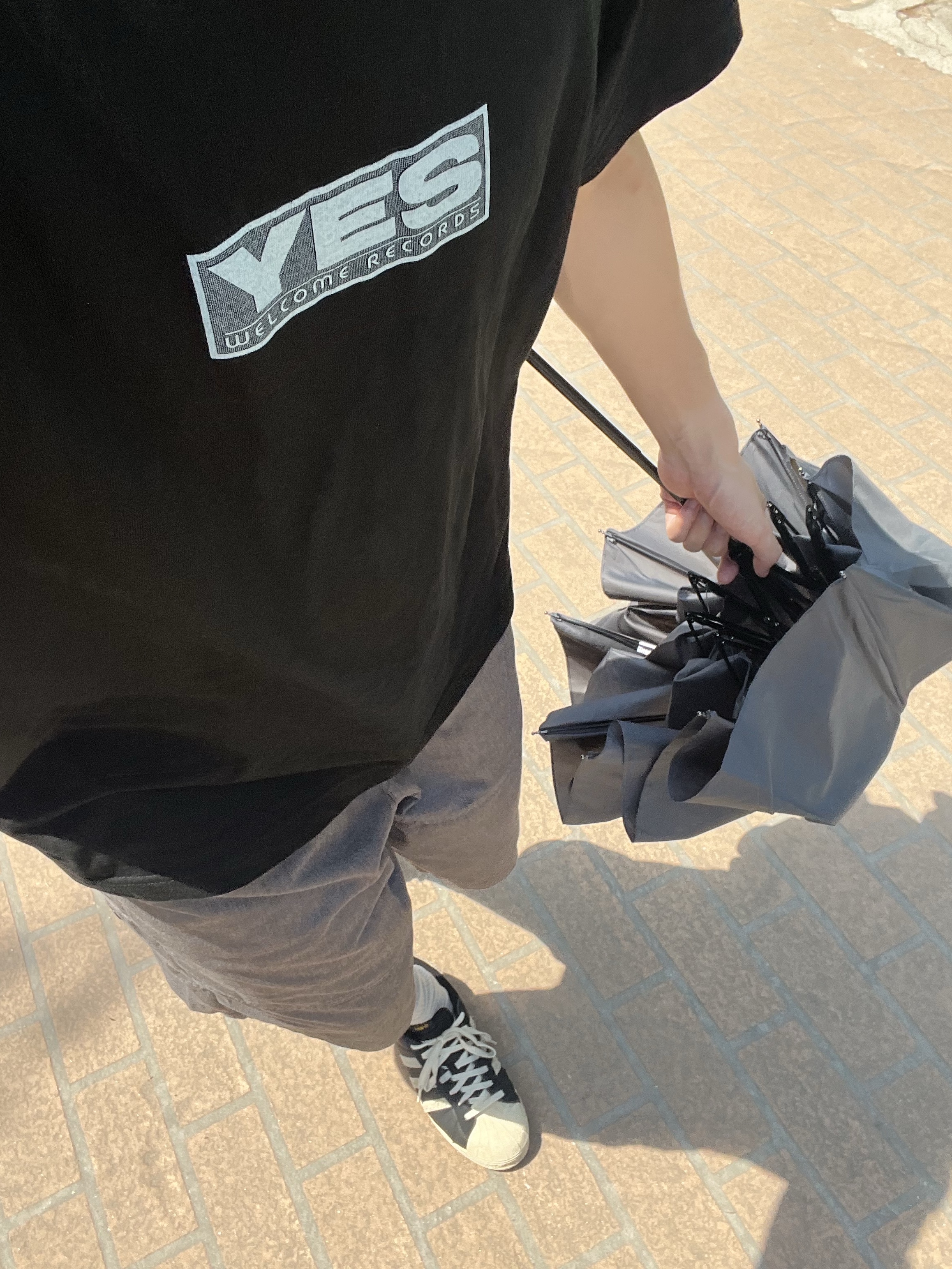 Adidas Superstar 82 Black White, Hatchingroom Stone Ball 3way Bracelet 착용 스타일 - 2