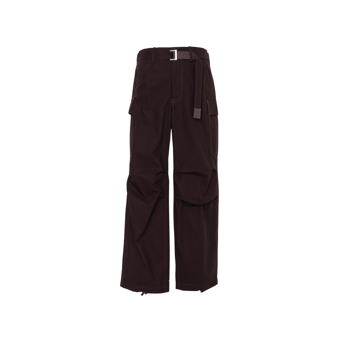 25-03774M-601 Sacai Rip Stop Pants Brown