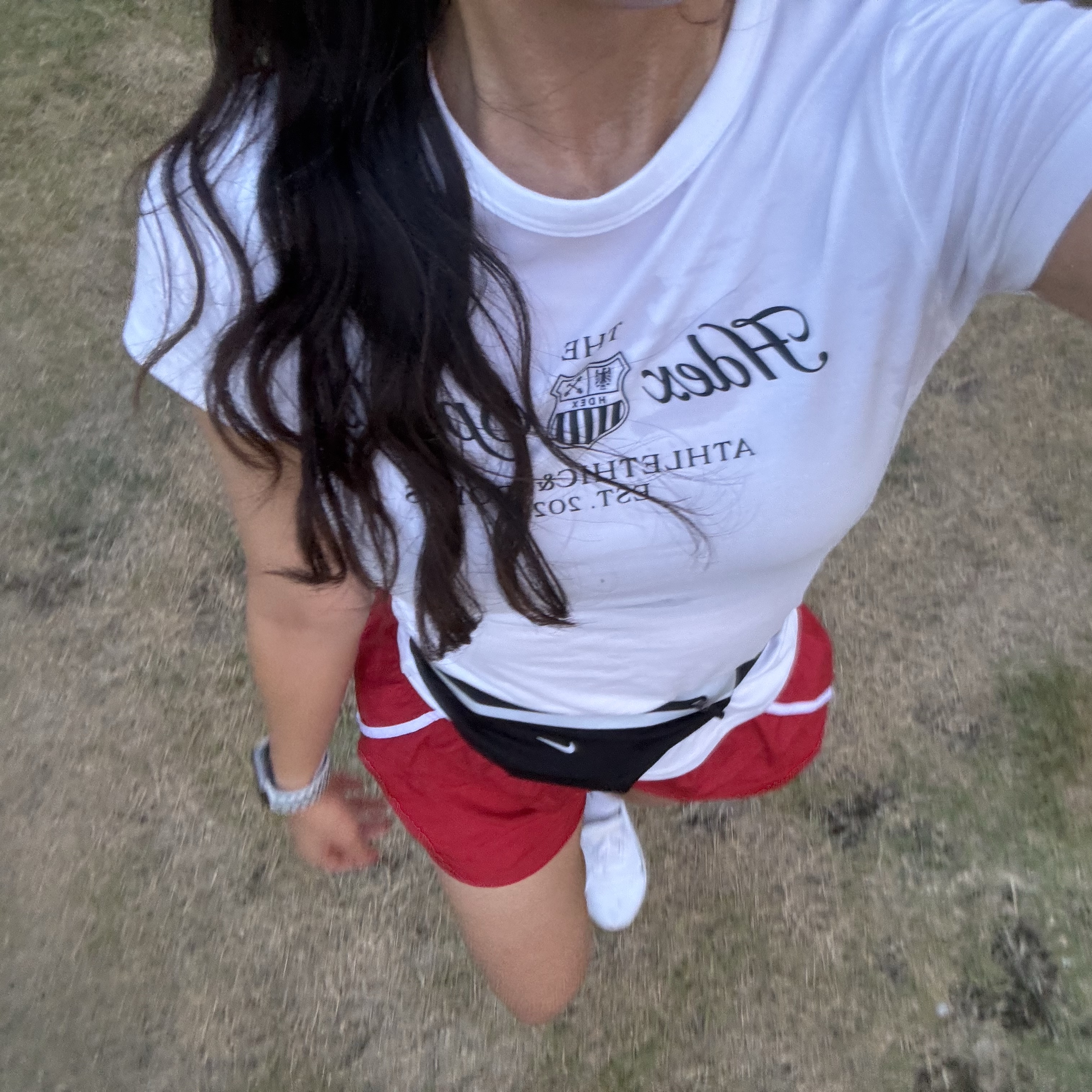 Nike Slim Running Penny Pack Black, Menasoo Mesh Runner Soft Shorts Red 착용 스타일