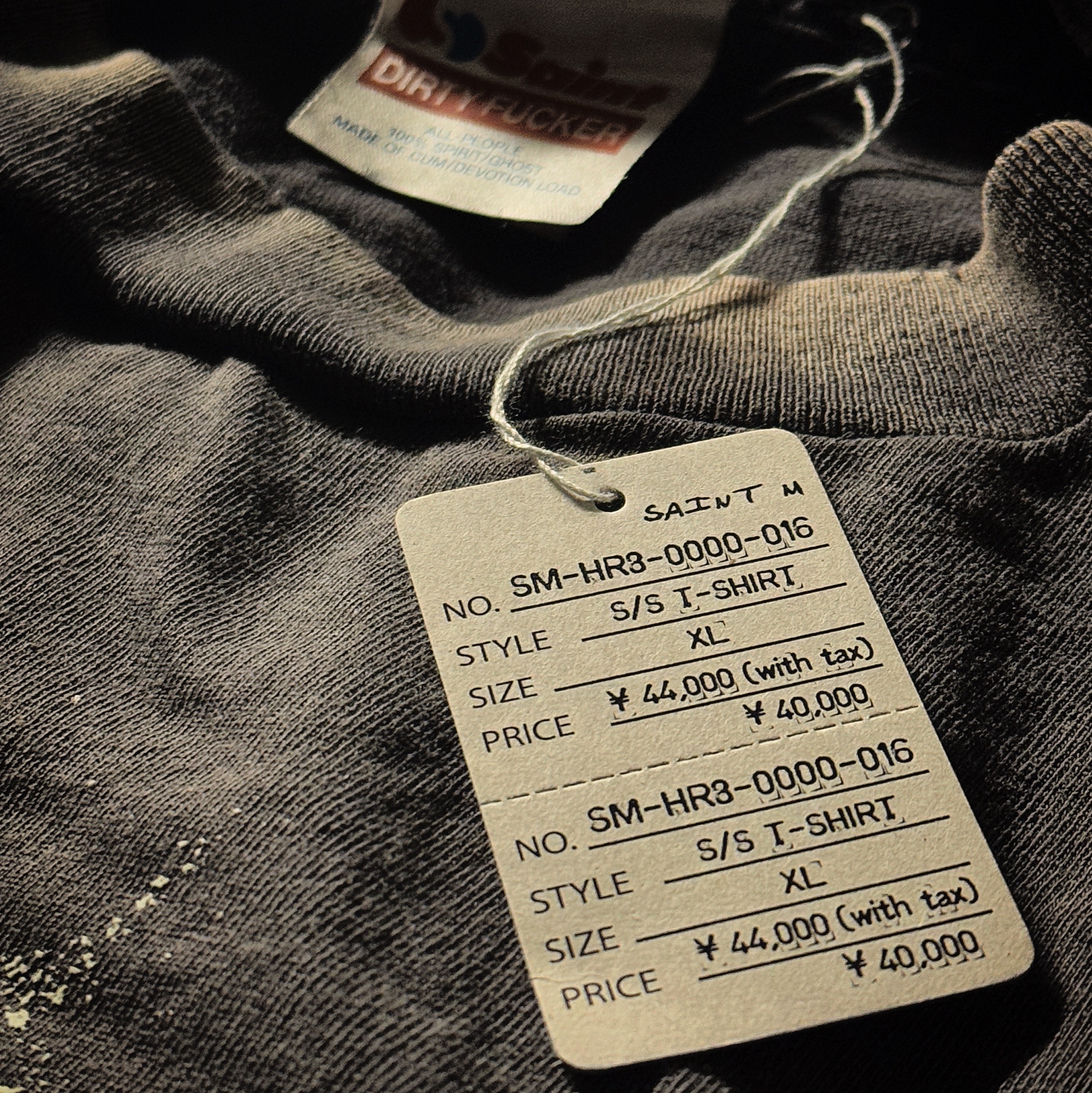 Saint Mxxxxxx Jesus S/S T-Shirt Black - 25SS 착용 스타일 - 3