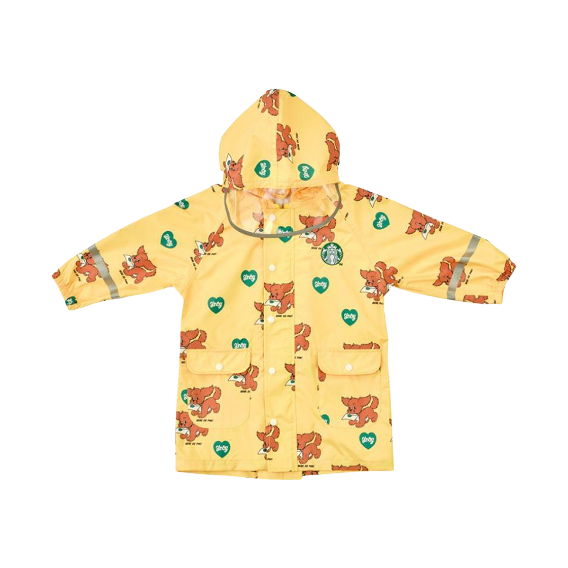 스타벅스 x 베베드피노 우비 S 옐로우(Starbucks x Bebe De Pino Raincoat S Yellow)