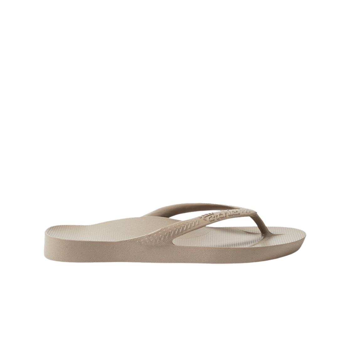 FlipFlops_Taupe ARCHIES Arch Support Flip Flops Taupe - 대표 이미지 #1