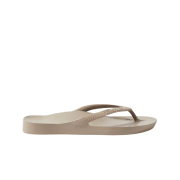 ARCHIES Arch Support Flip Flops Taupe