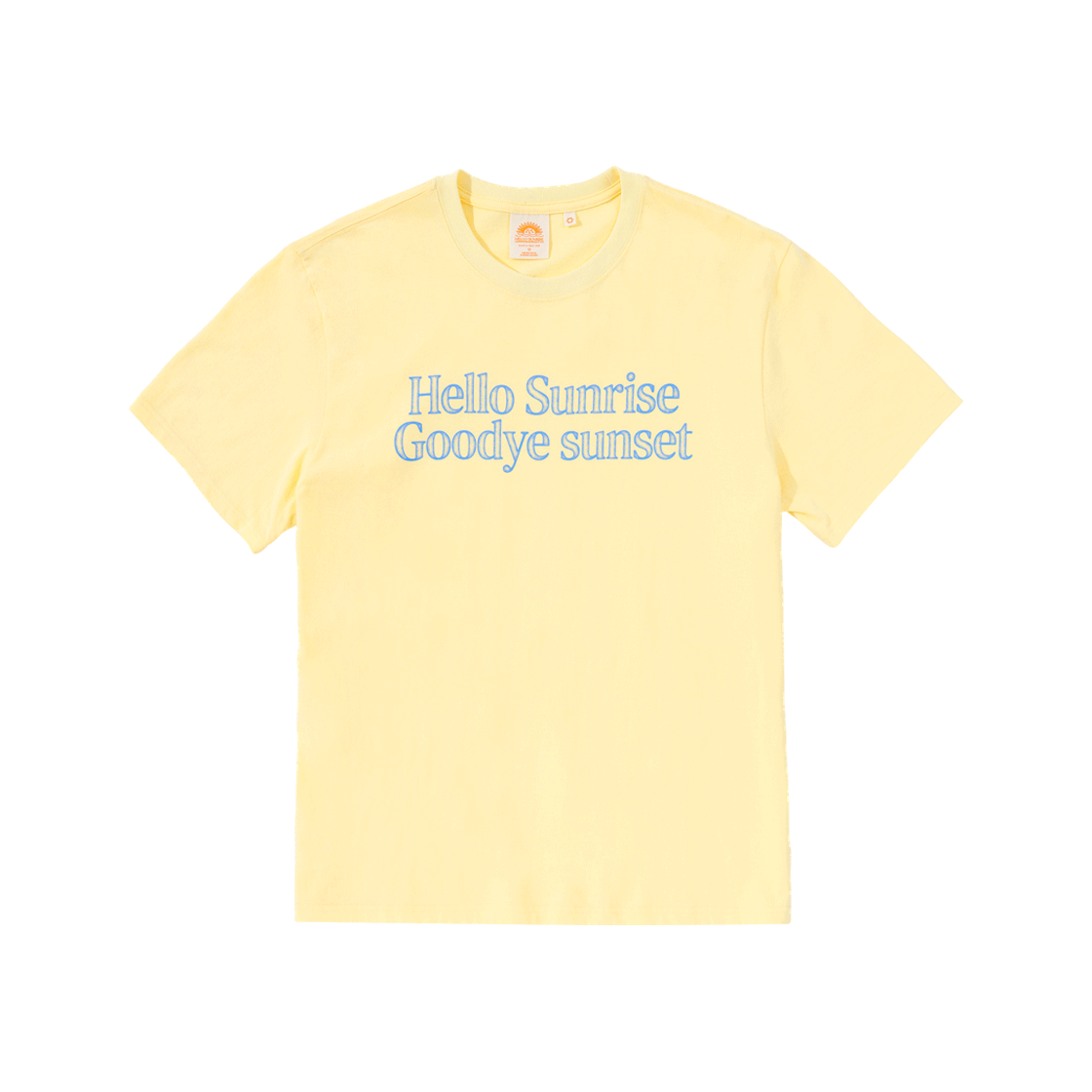 헬로선라이즈 파인드 마이 B 티셔츠 라이트 옐로우(Hello Sunrise Find My B Tee Light Yellow)