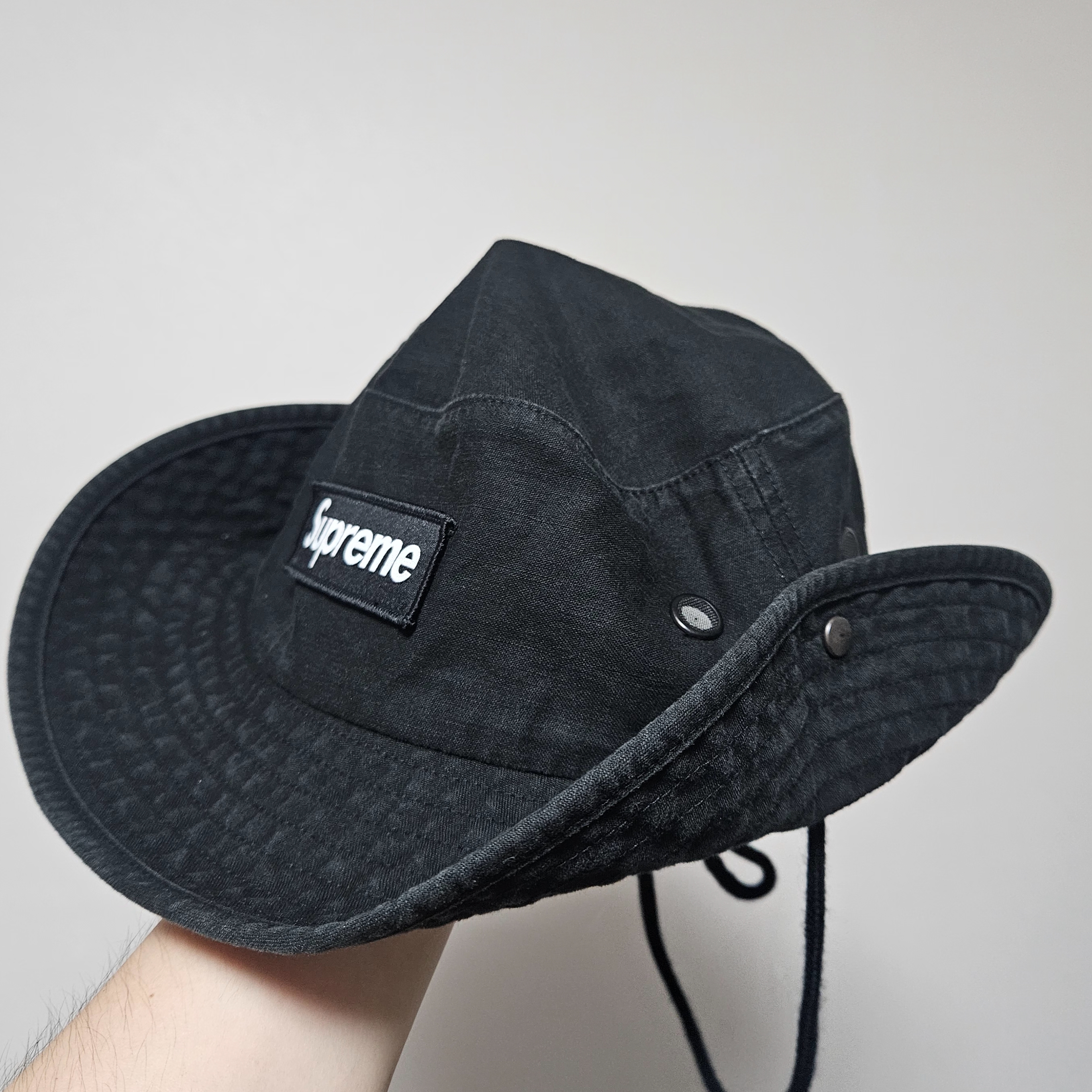 Supreme Military Boonie Black - 23FW 착용 스타일