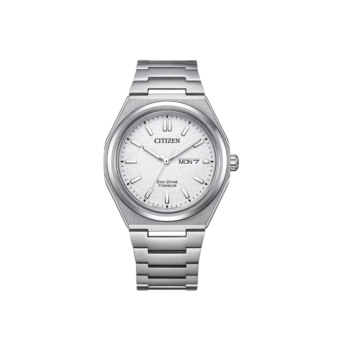 시티즌 슈퍼 티타늄 39mm 스테인리스 스틸 화이트 실버(Citizen Super Titanium 39mm Stainless Steel White Silver)