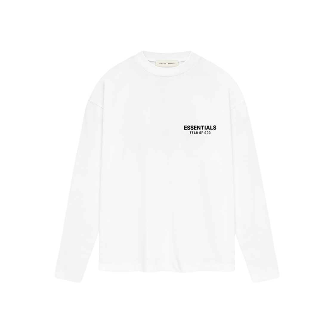 에센셜 클래식 롱슬리브 티셔츠 브라이트 화이트 - 25SS(Essentials Classic Long Sleeve T-Shirt Bright White - 25SS) - 2