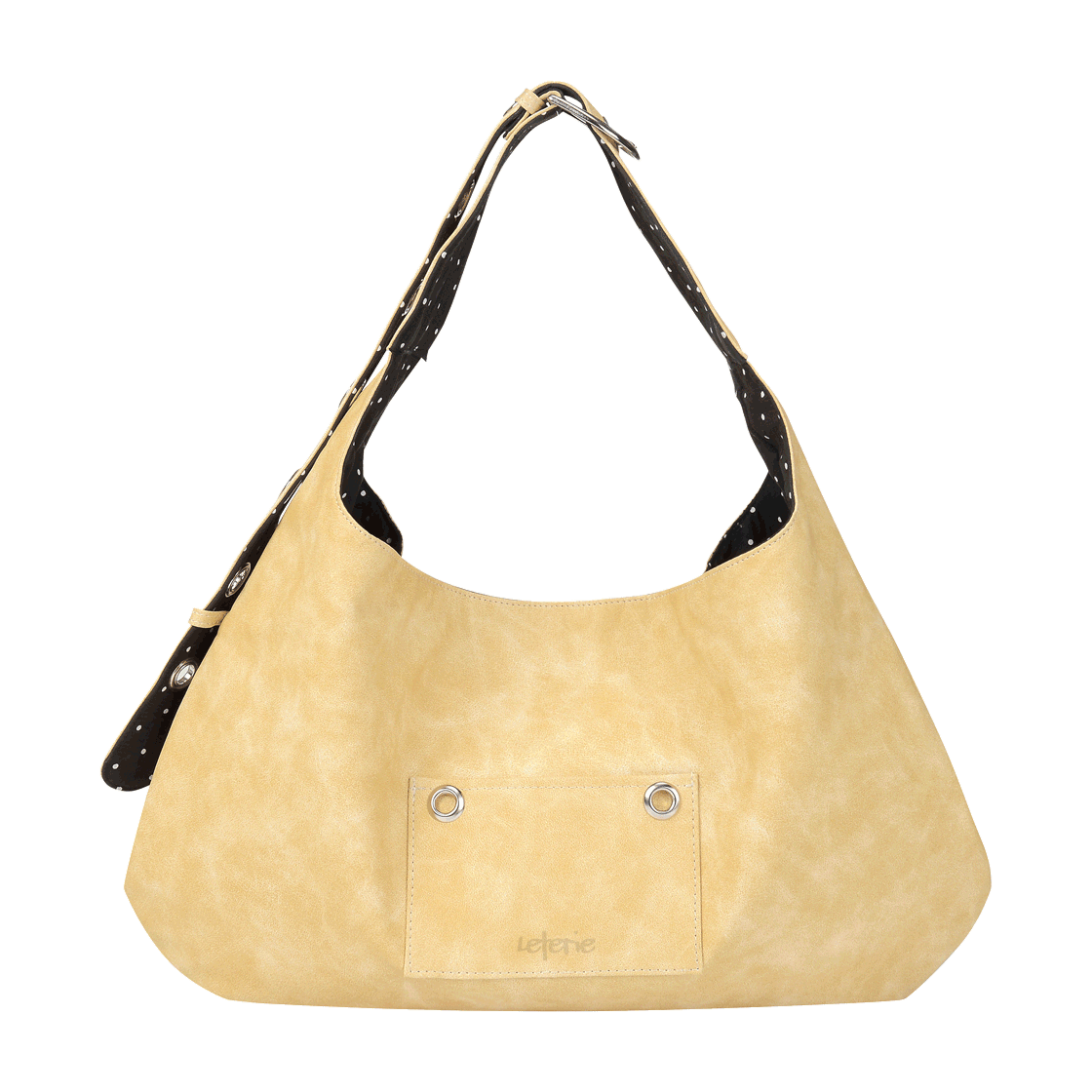 lr25ss10 Leterie Buckle Reversible Shoulder Bag_Butter