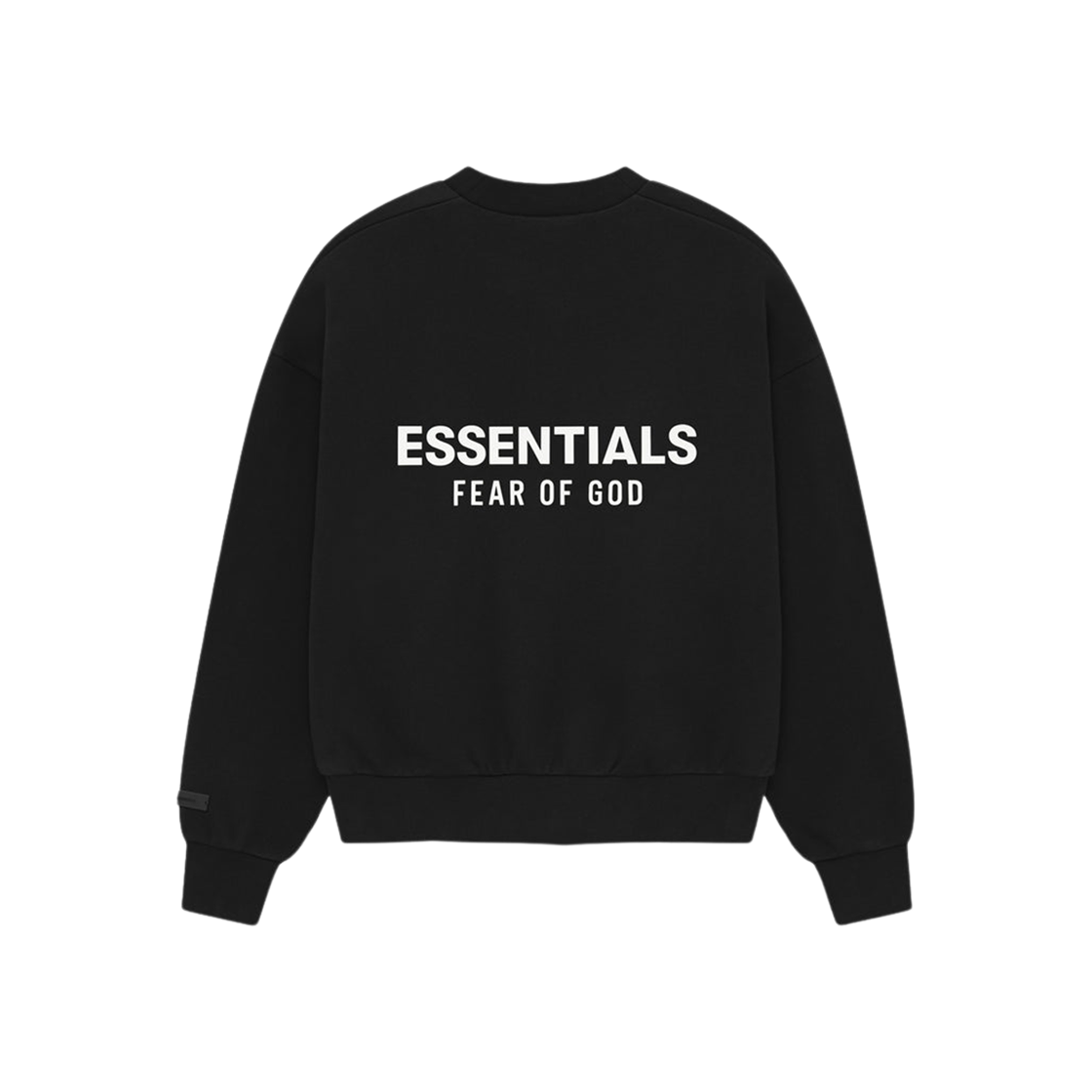 에센셜 클래식 크루넥 스웨트셔츠 제트 블랙 - 25SS(Essentials Classic Crewneck Sweatshirt Jet Black - 25SS)