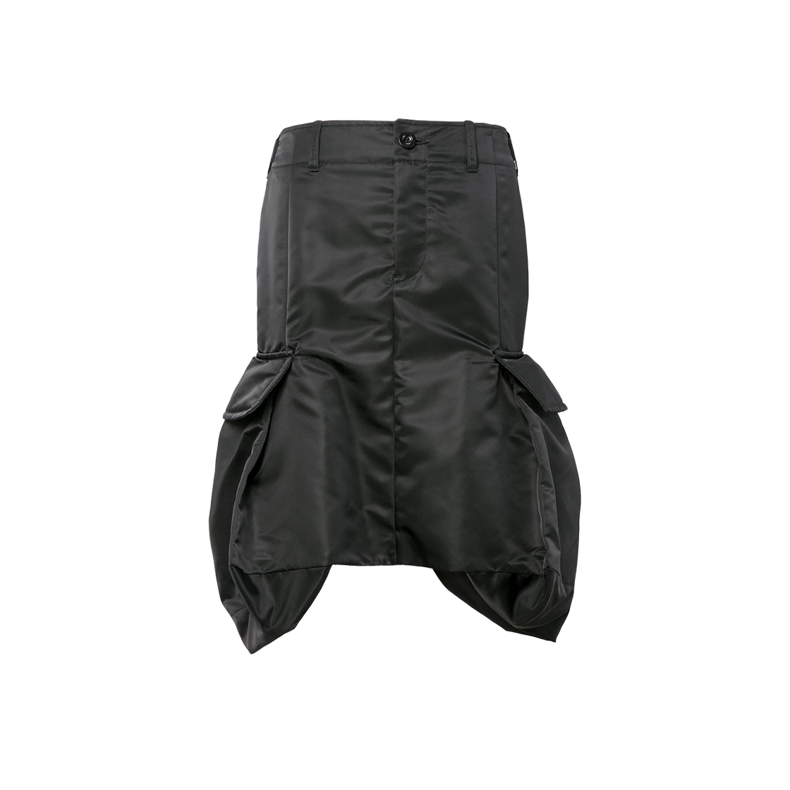 (W) 사카이 나일론 트윌 스커트 블랙((W) Sacai Nylon Twill Skirt Black) - 1