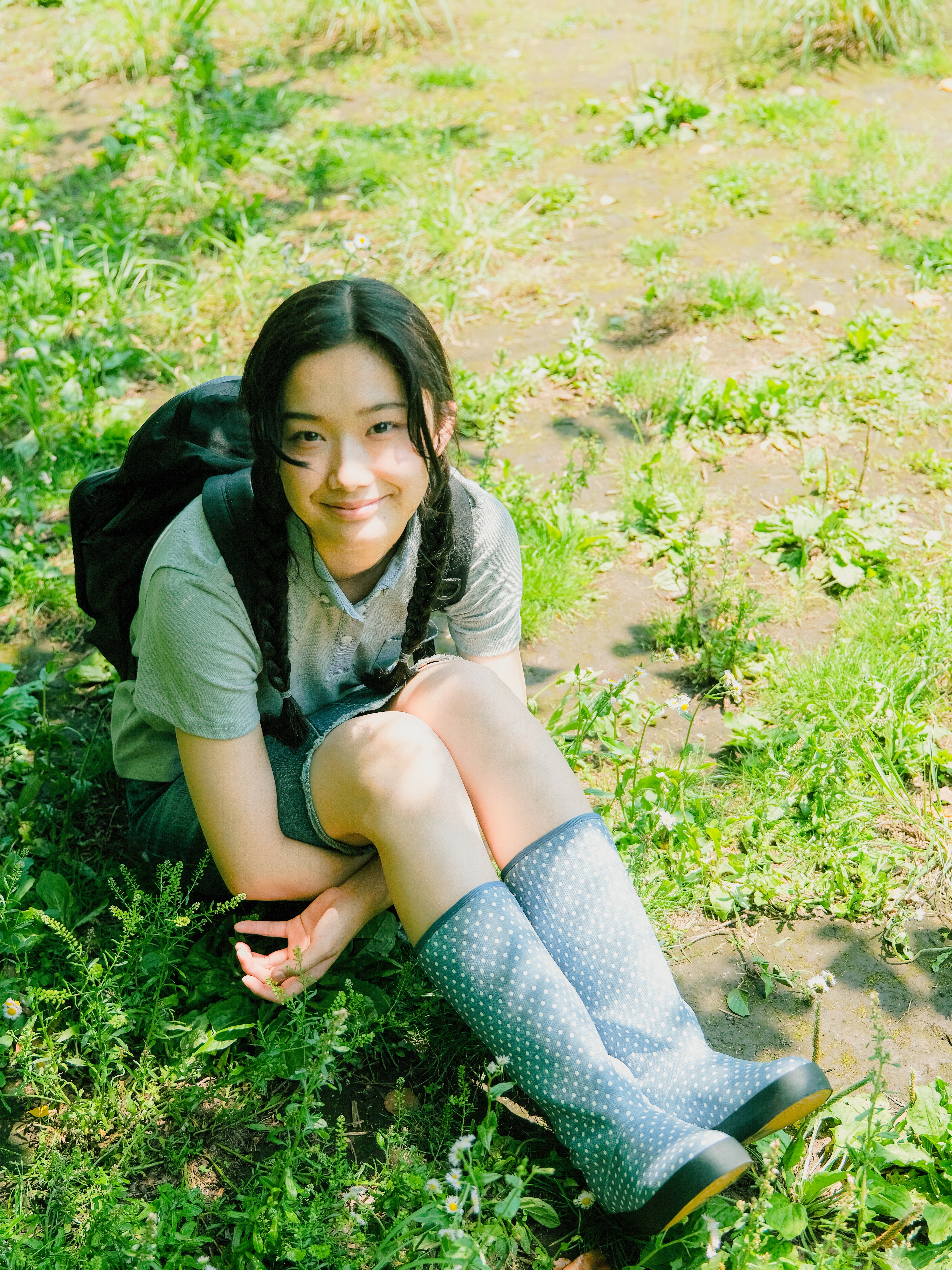 [KREAM 단독] Safarispot Basic Safari Dots Rain Boot Indigo, [KREAM 단독] Safarispot Basic Safari Dots Rain Boot White 착용 스타일