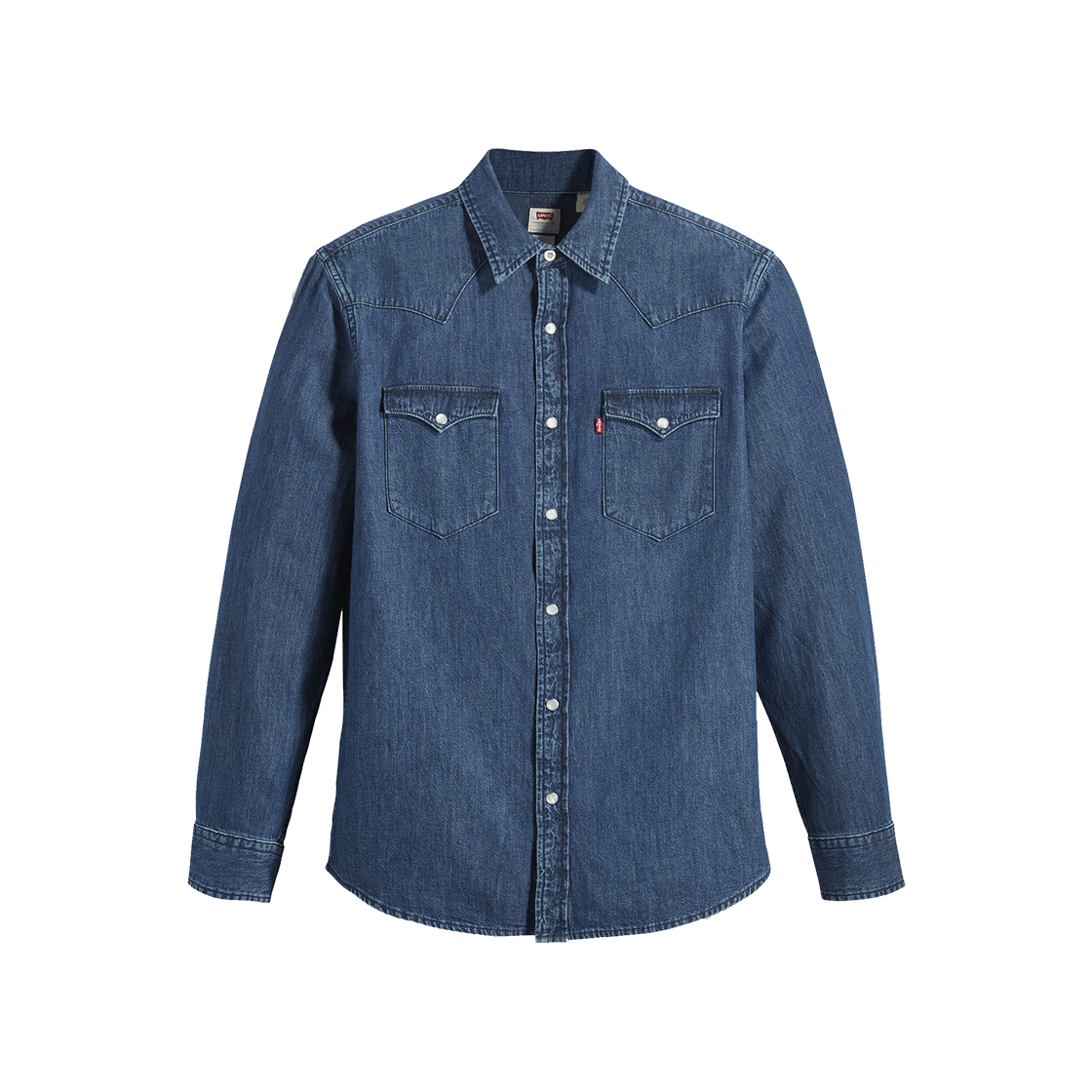 85745-0073 Levi's Standard Fit Classic Western Shirt Indigo