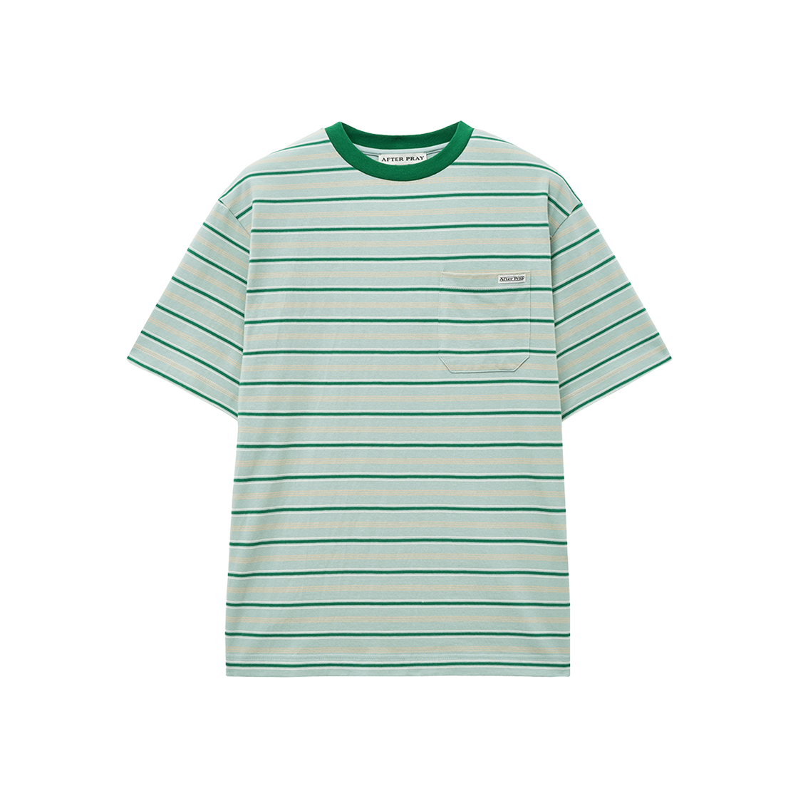 애프터 프레이 사바나 스트라이프 티셔츠 민트(After Pray Savannah Stripe T-Shirt Mint)