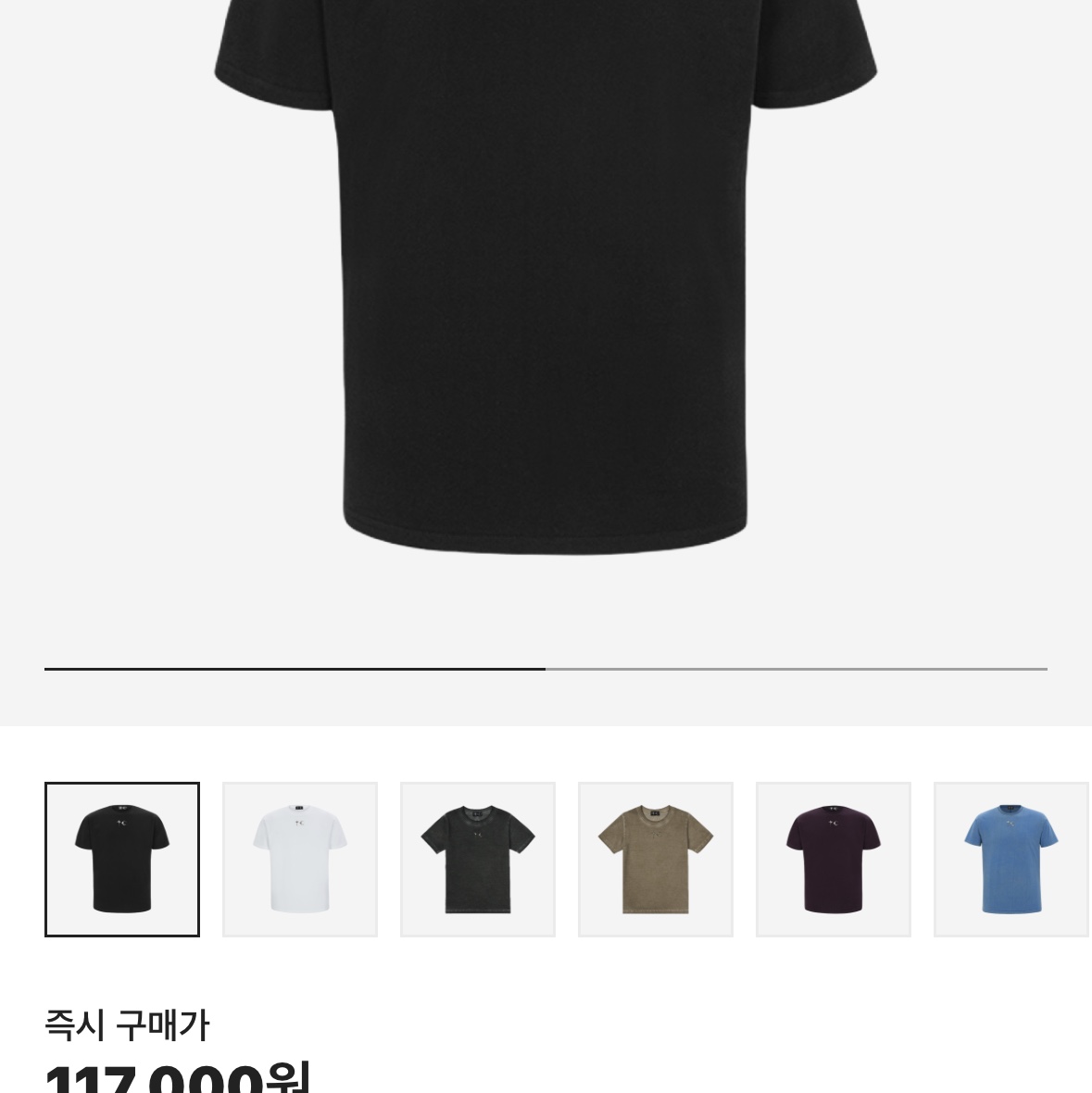 Thug Club Back T-Shirt Slim Black 착용 스타일