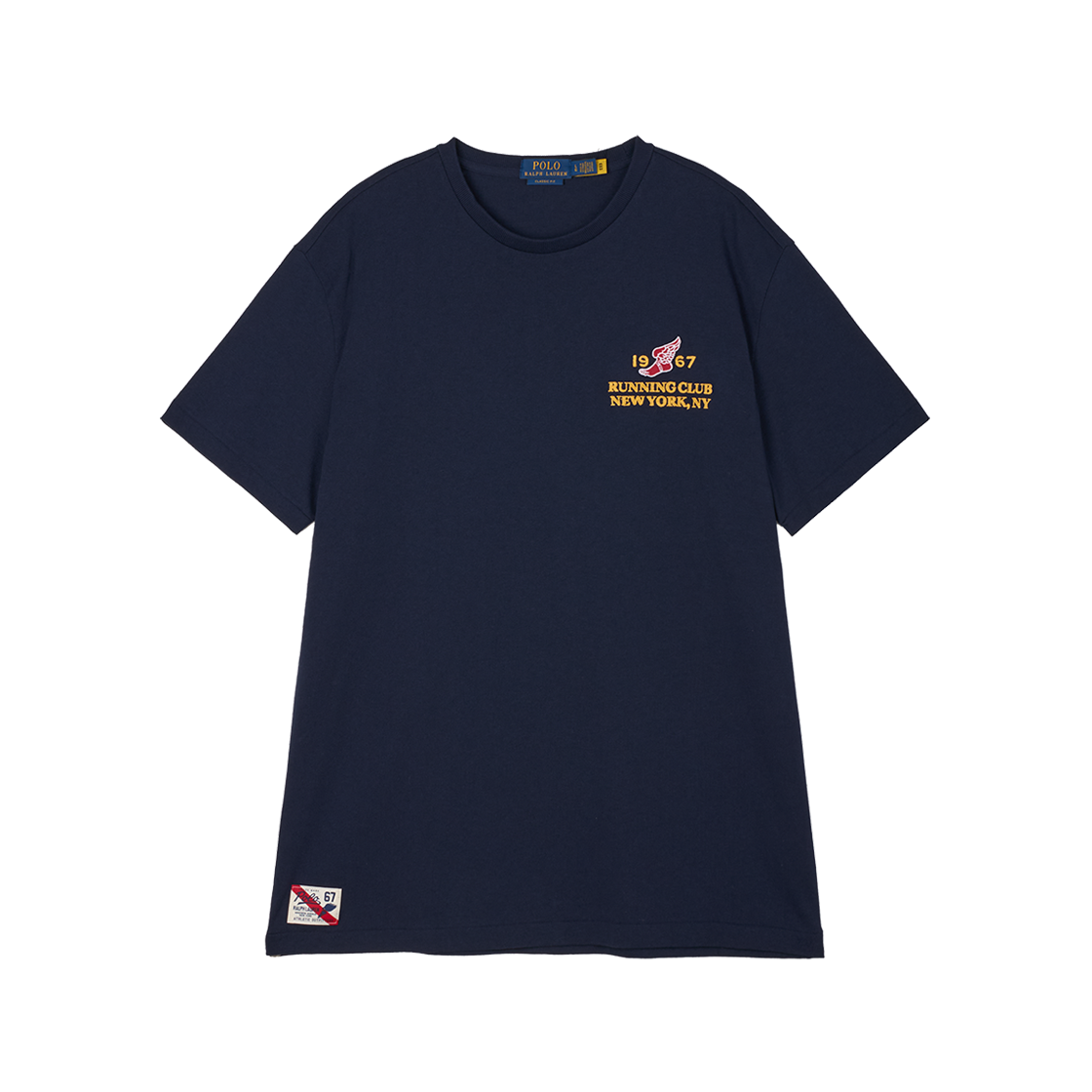 폴로 랄프 로렌 클래식 핏 헤비웨이트 저지 티셔츠 크루즈 네이비 - 25FW([10%적립] Polo Ralph Lauren Classic Fit Heavyweight Jersey T-Shirt Cruise Navy - 25FW)