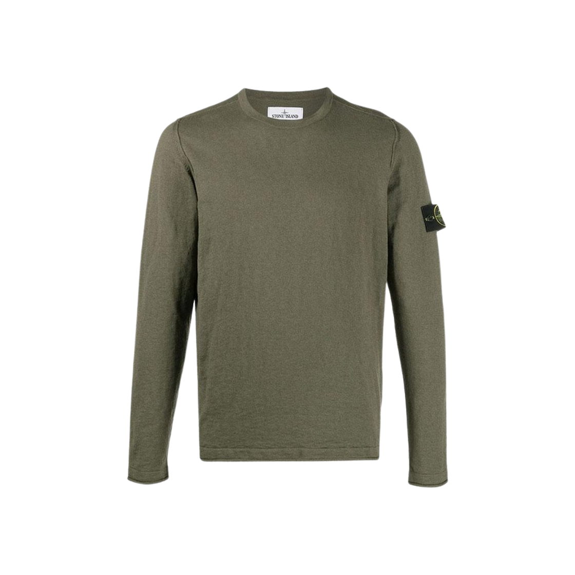 7415502B0-V0058 Stone Island 502B0 Crewneck Knit Olive Green - 21SS