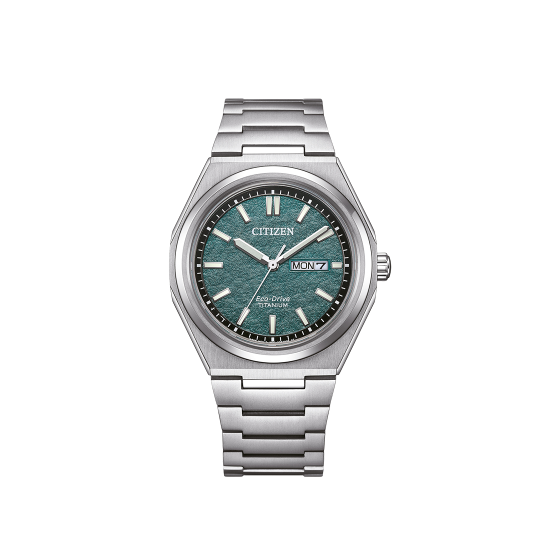 시티즌 슈퍼 티타늄 39mm 스테인리스 스틸 그린 실버(Citizen Super Titanium 39mm Stainless Steel Green Silver)