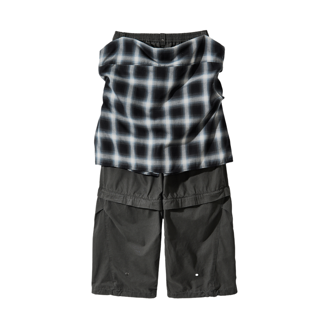 CDSMW3PT03CC Cord Wrap Shirts 3-Convert Detachable Pants Charcoal - #2