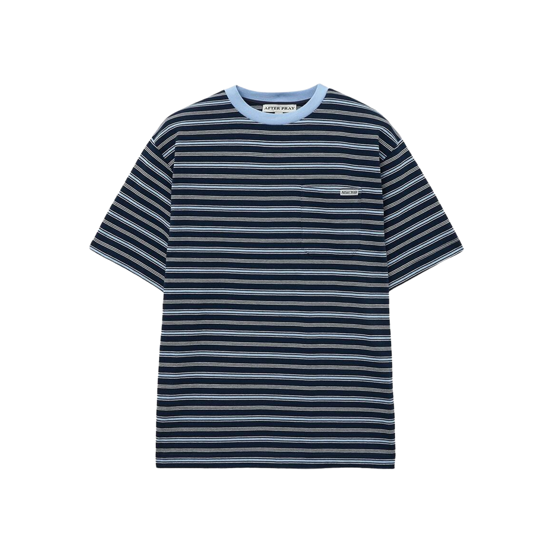 애프터 프레이 사바나 스트라이프 티셔츠 네이비(After Pray Savannah Stripe T-Shirt Navy)