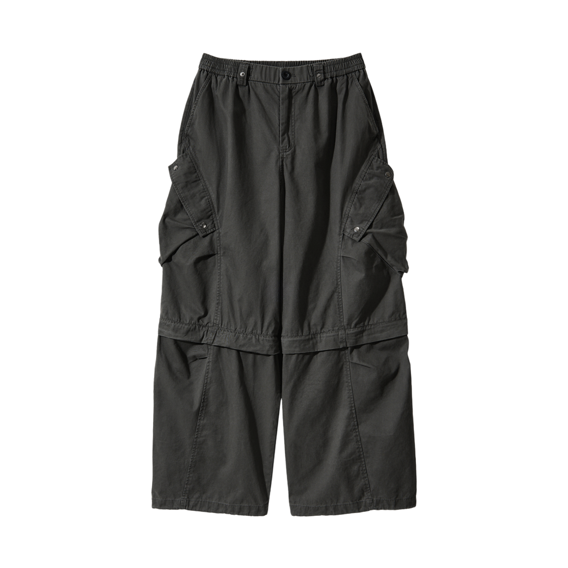 CDSMW3PT03CC Cord Wrap Shirts 3-Convert Detachable Pants Charcoal - #3