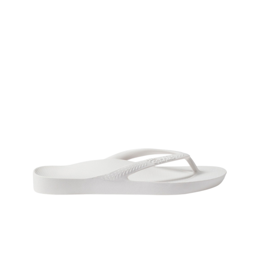 FlipFlops_White ARCHIES Arch Support Flip Flops White