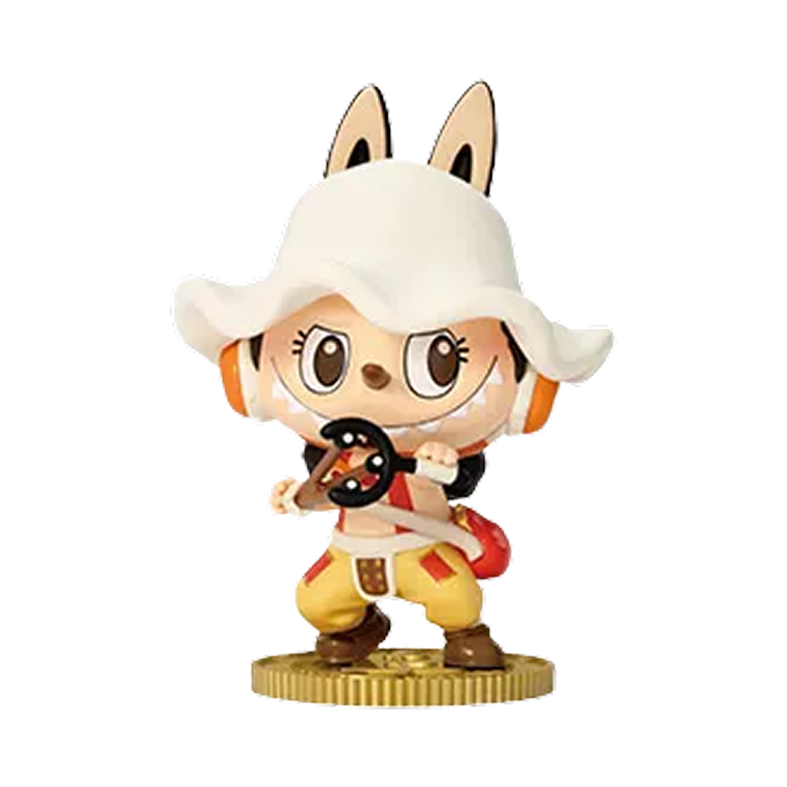 팝마트 라부부 더 몬스터즈 x 원피스 시리즈 피규어 우솝 (개봉 박스)(Pop Mart Labubu The Monsters x One Piece Series Figures Usopp (Opened Case))