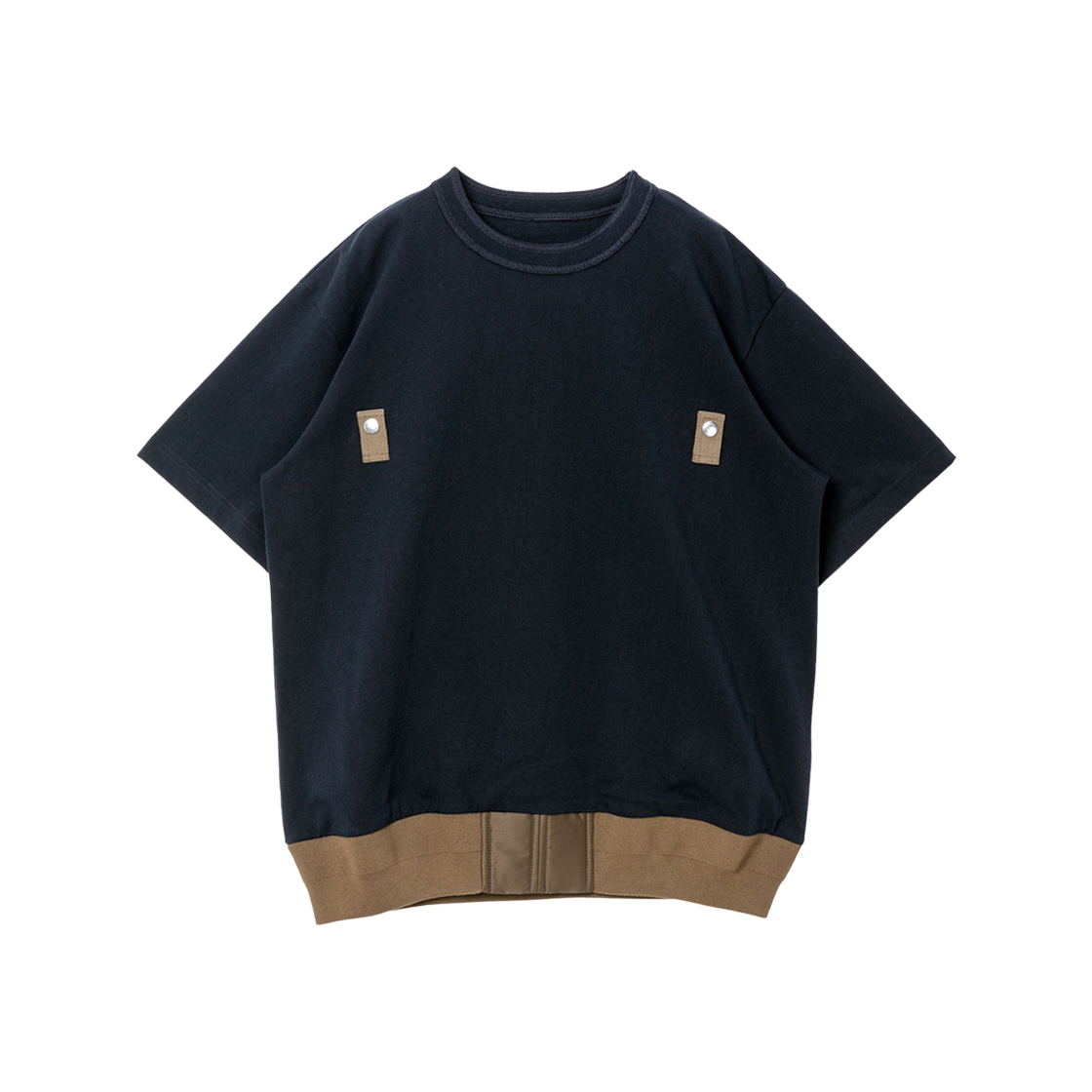 사카이 코튼 저지 티셔츠 네이비(Sacai Cotton Jersey T-Shirt Navy) - 1