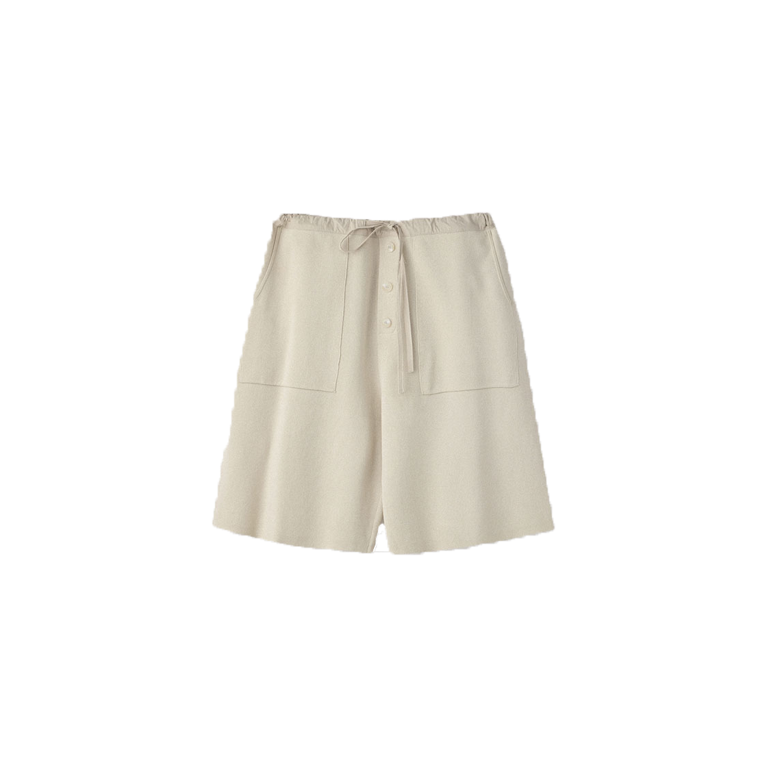 UM252APT15MI UMARMUNG Fine cotton button flacket bermuda Sea salt - 대표 이미지 #1