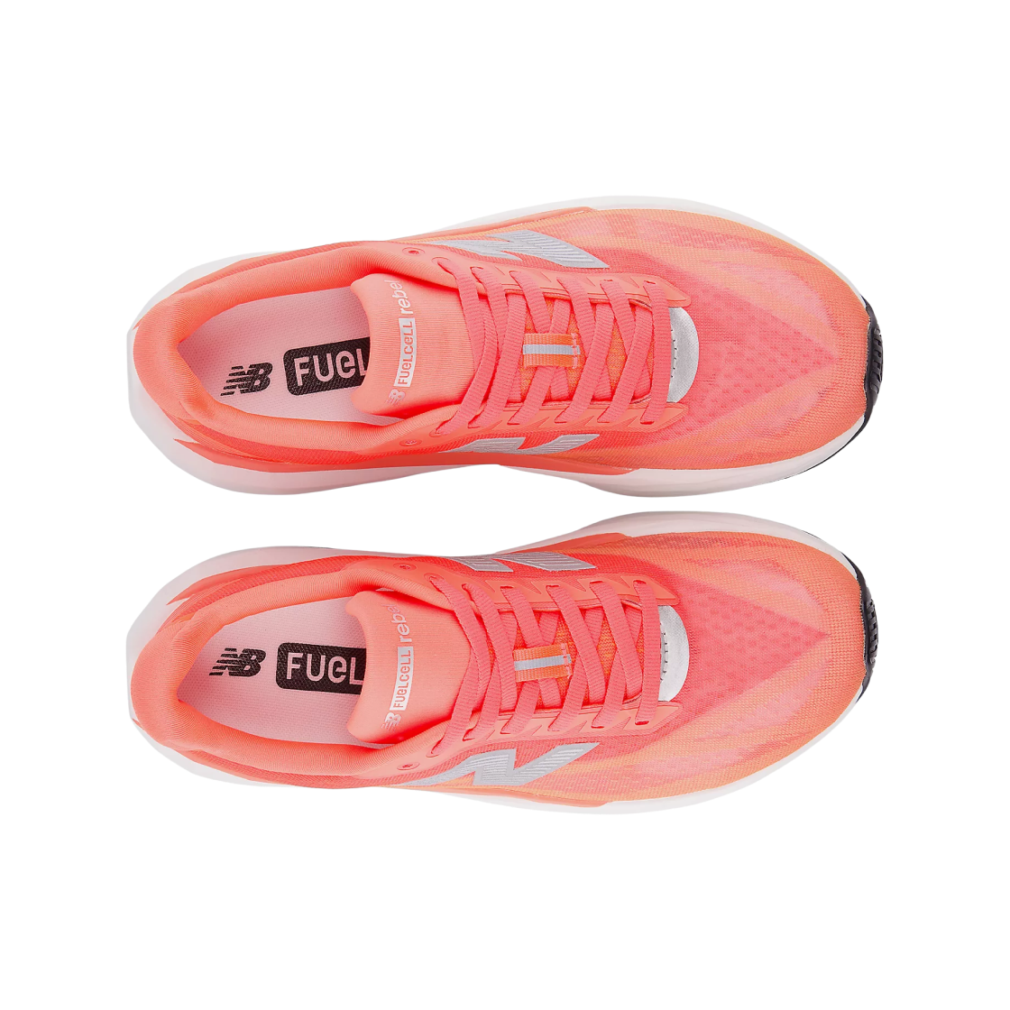 (W) 뉴발란스 퓨어셀 레벨 v5 얼젠트 레드 화이트 실버 메탈릭 - B 스탠다드((W) New Balance FuelCell Rebel v5 Urgent Red White Silver Metallic - B Standard) - 2