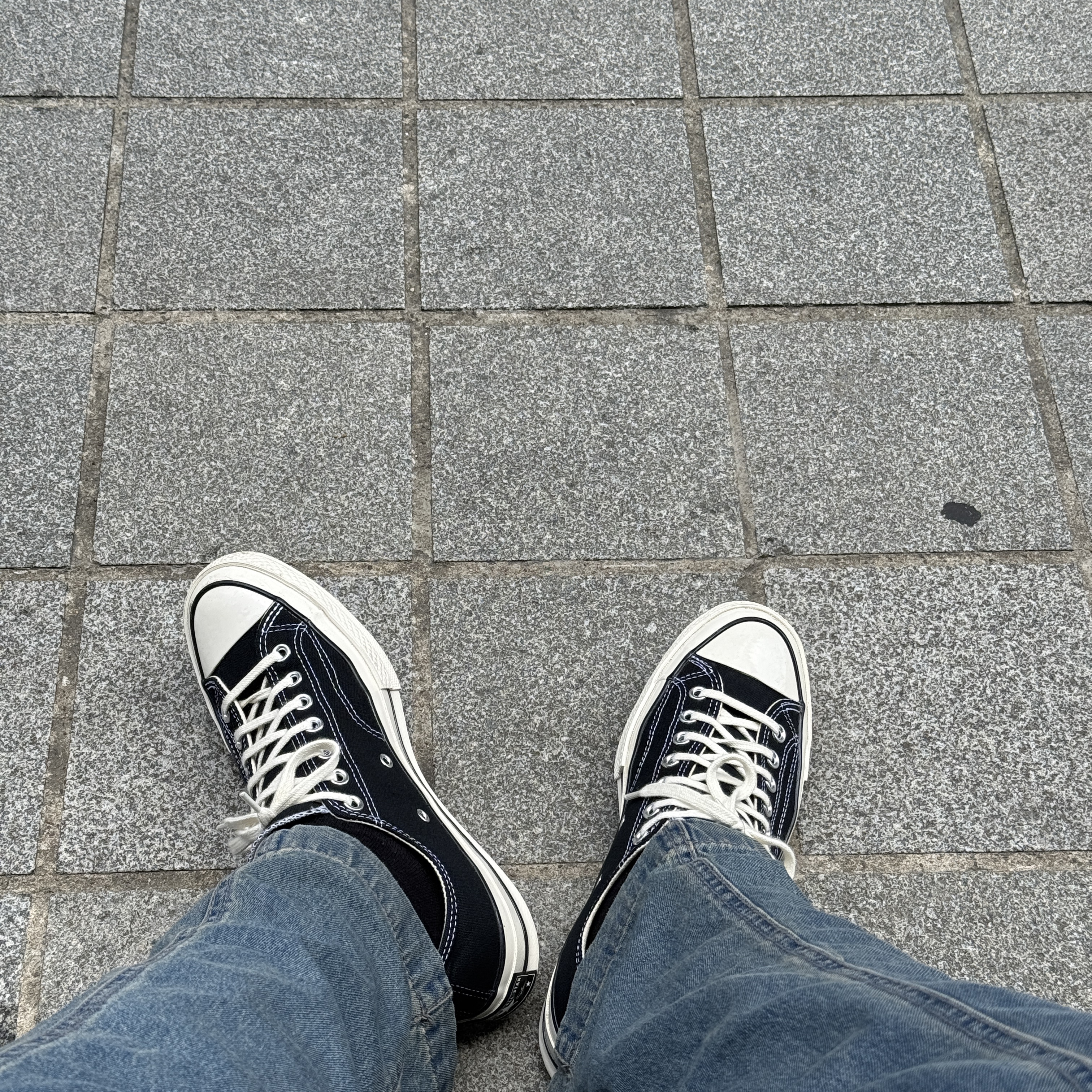 Converse Chuck 70 Ox Black - Standard 착용 스타일 - 1