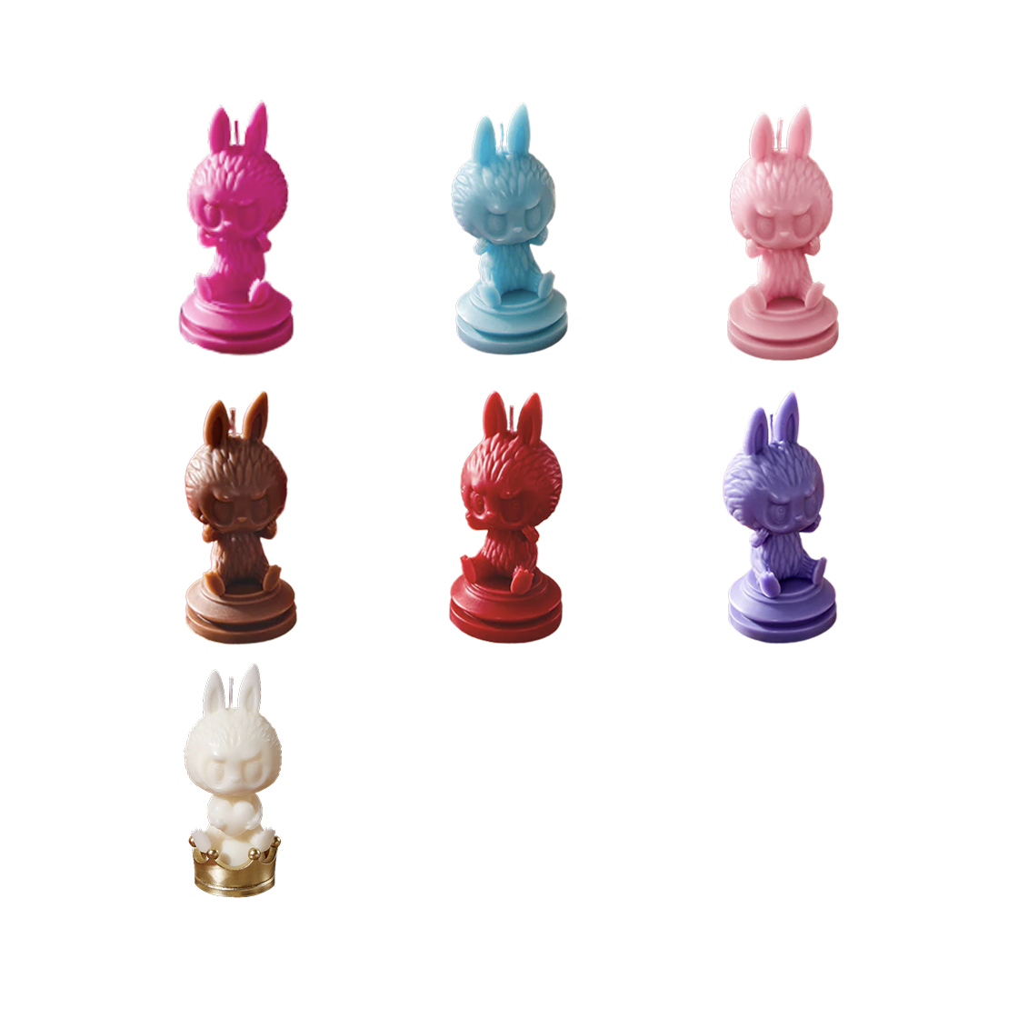 팝마트 더 몬스터즈 체크메이트 시리즈 센티드 캔들 미개봉 랜덤박스 (6개입)(Pop Mart The Monsters Checkmate Series Scented Candle Sealed Case (6 Blind Boxes)) - 2