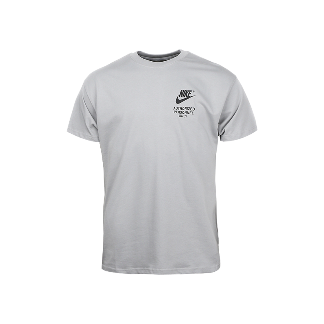 DM6428-077 Nike NSW Authorized Personnel T-Shirt Light Smoke Grey - Asia