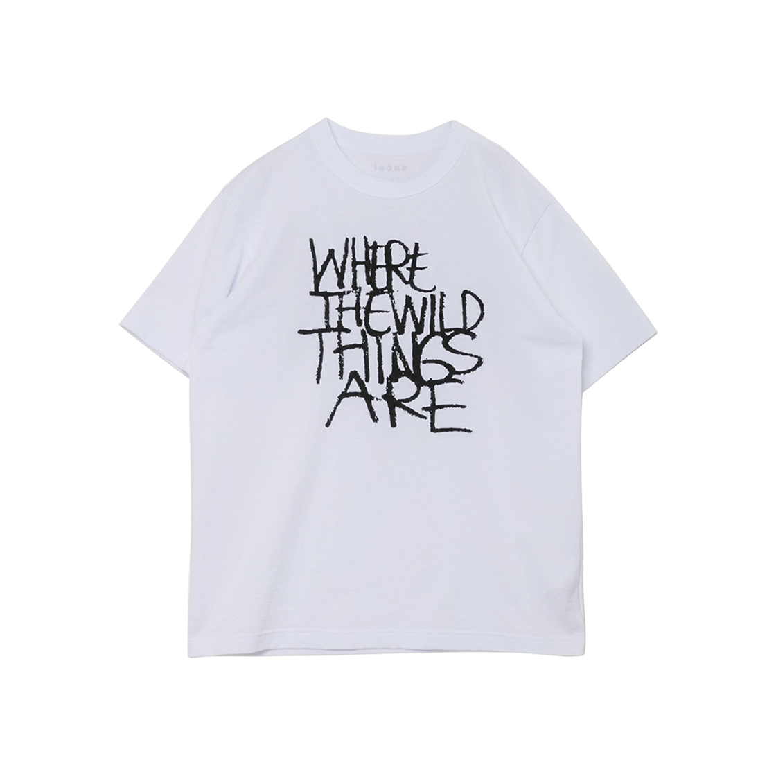 사카이 웨어 더 와일드 띵즈 아 티셔츠 화이트(Sacai Where The Wild Things Are T-Shirt White) - 1