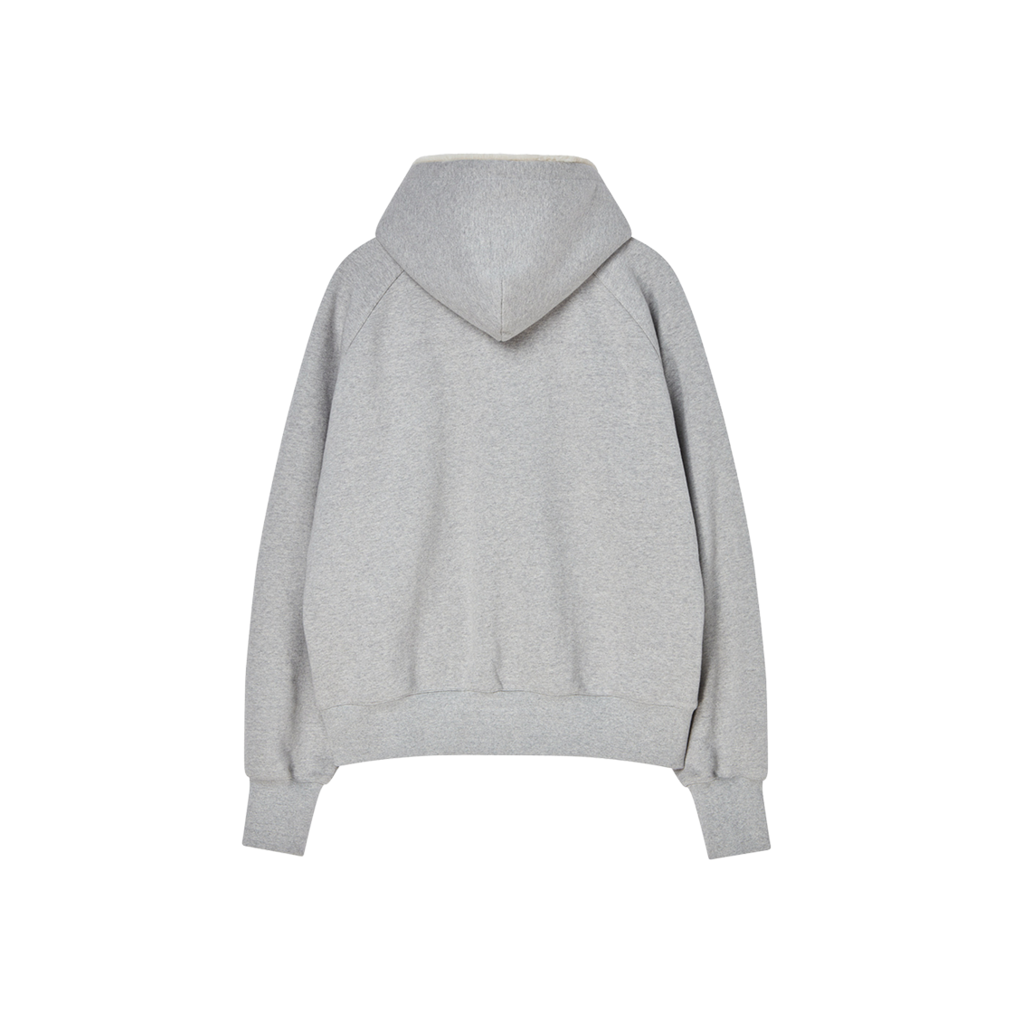 애프터 프레이 헤어리 스웻 집업 후드 멜란지 그레이(After Pray Hairy Sweat Zip-Up Hoodie Melange Gray) - 2