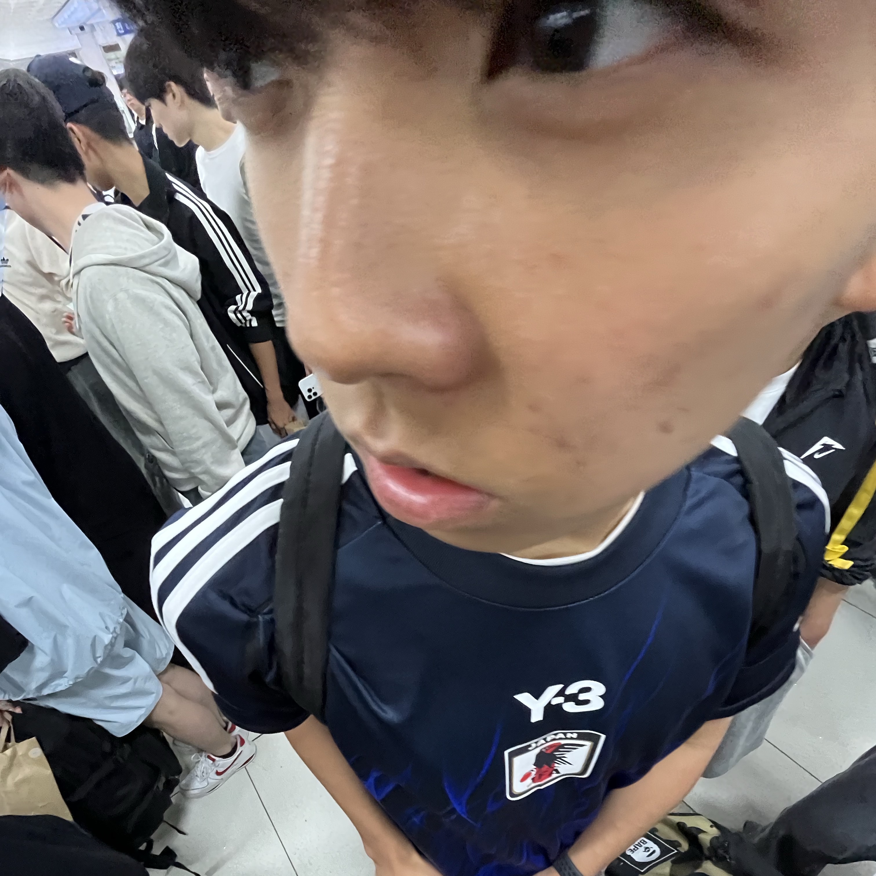 Y-3 Japan 2024 Home Replica Jersey Legend Ink - KR Sizing 착용 스타일
