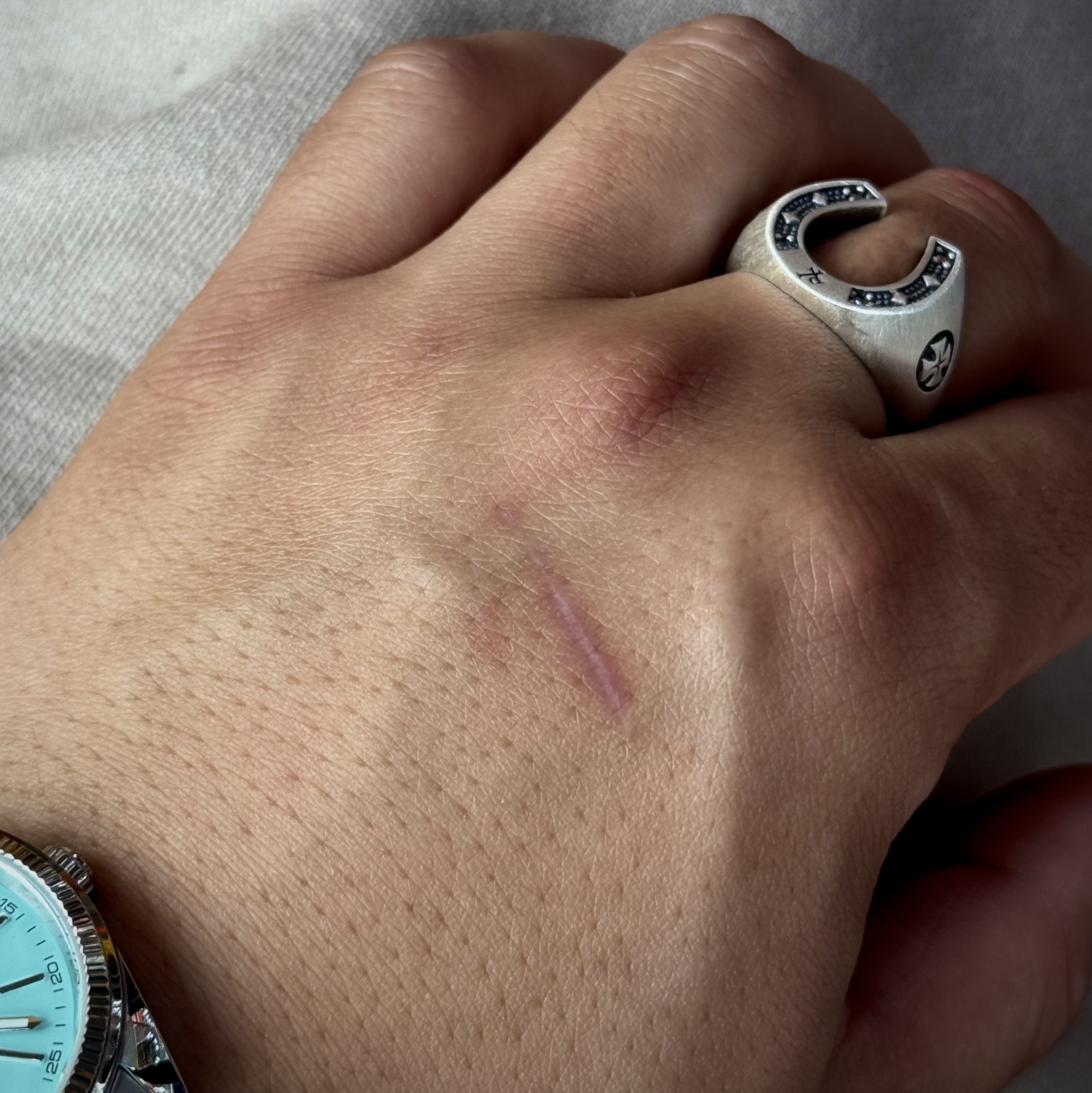 [프리오더] Polyteru 925 Silver Ring 007 Horse Shoe 착용 스타일 - 1