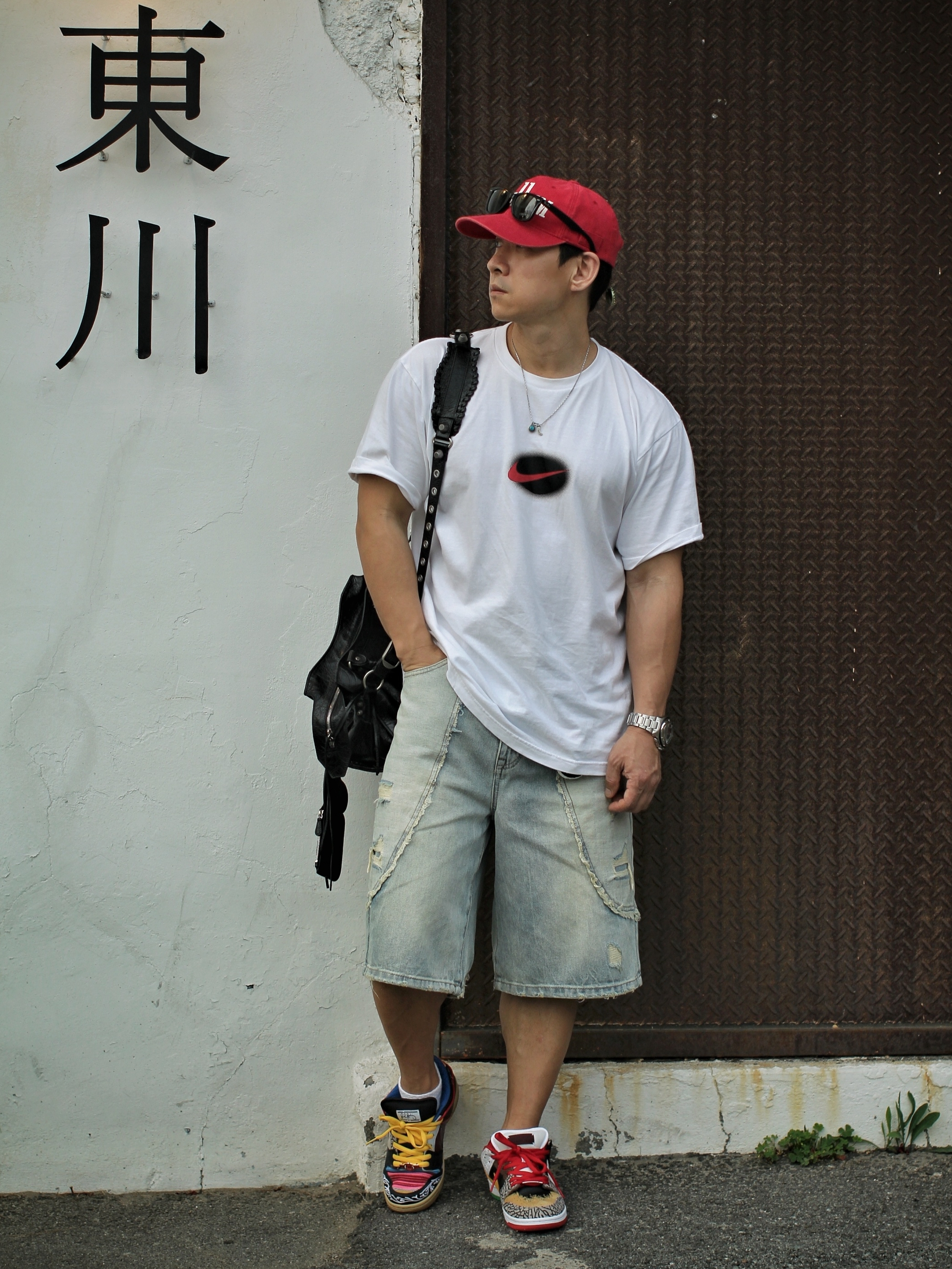 My Name is Peter 5-Panel Peter Cap Red, Nike SB Dunk Low What The Paul 착용 스타일 - 2