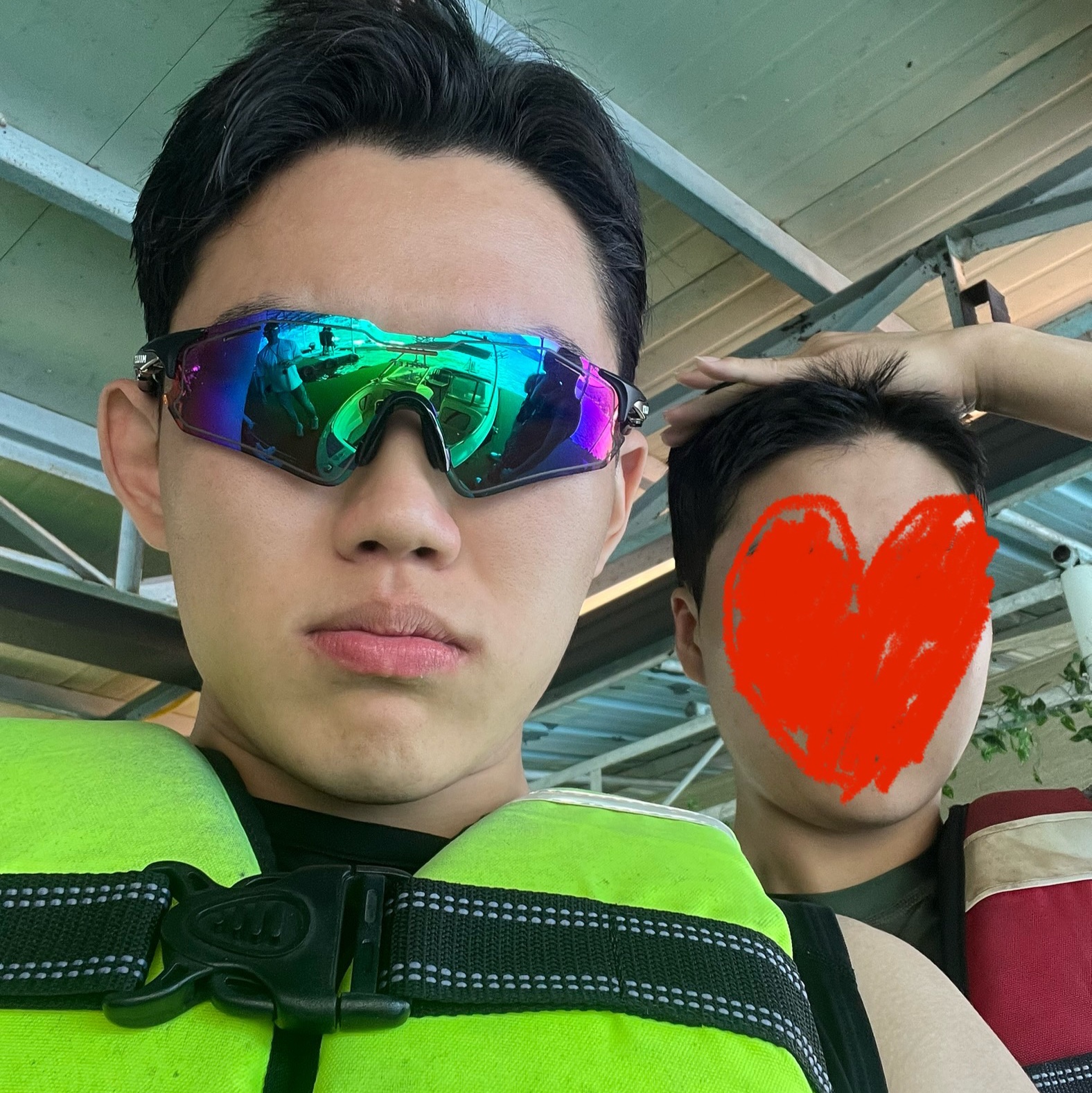 Oakley EV Zero Path Steel Frame Prizm Golf Lenses Low Bridge Fit 착용 스타일