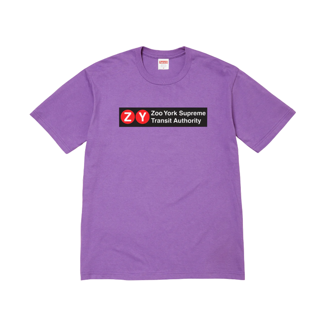 - Supreme x Zoo York Transit T-Shirt Purple - 25SS