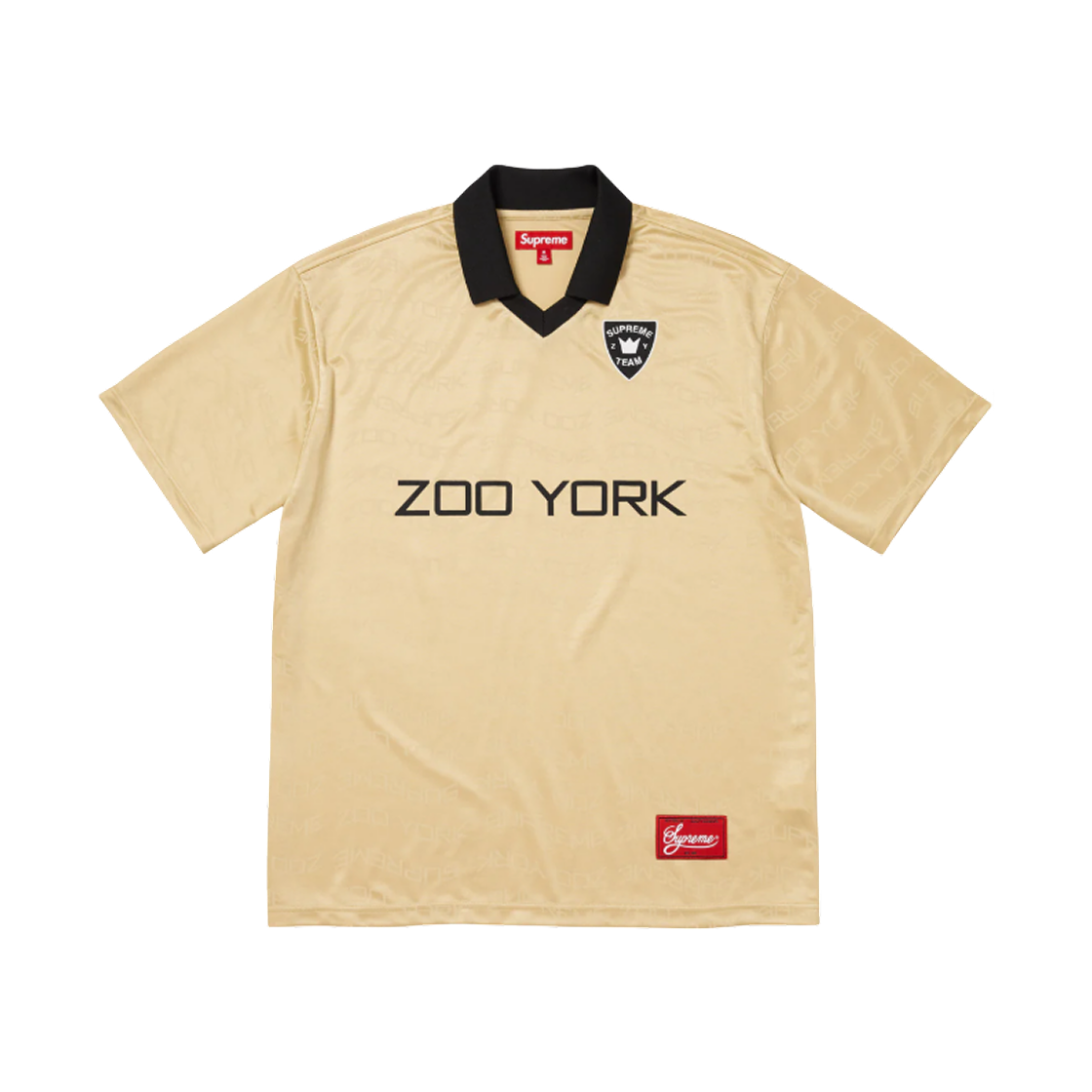 슈프림 x 주욕 사커 저지 골드 - 25SS(Supreme x Zoo York Soccer Jersey Gold - 25SS) - 1